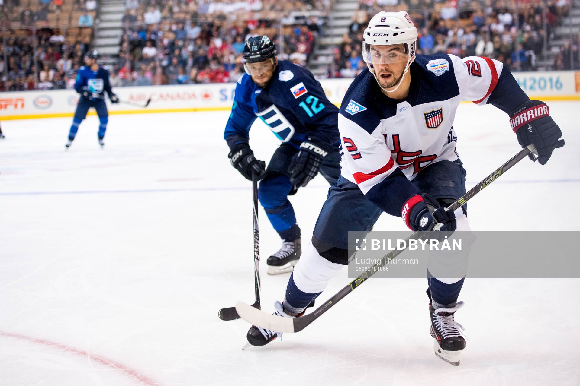 s Matt Niskanen och Europas Marian Gaborik