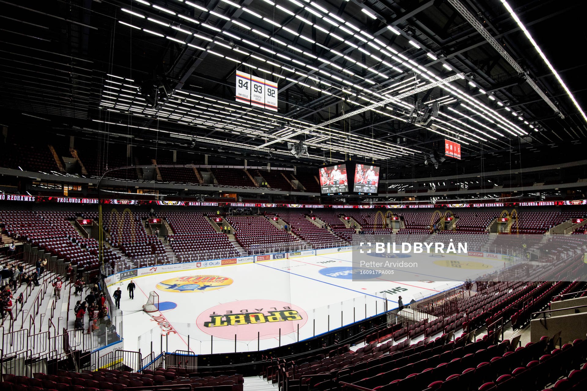 Interiör Malmö Arena