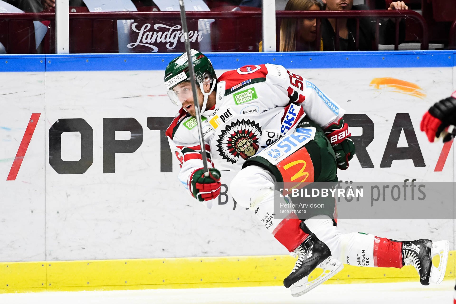 Frölundas Jonathan Sigalet har ont