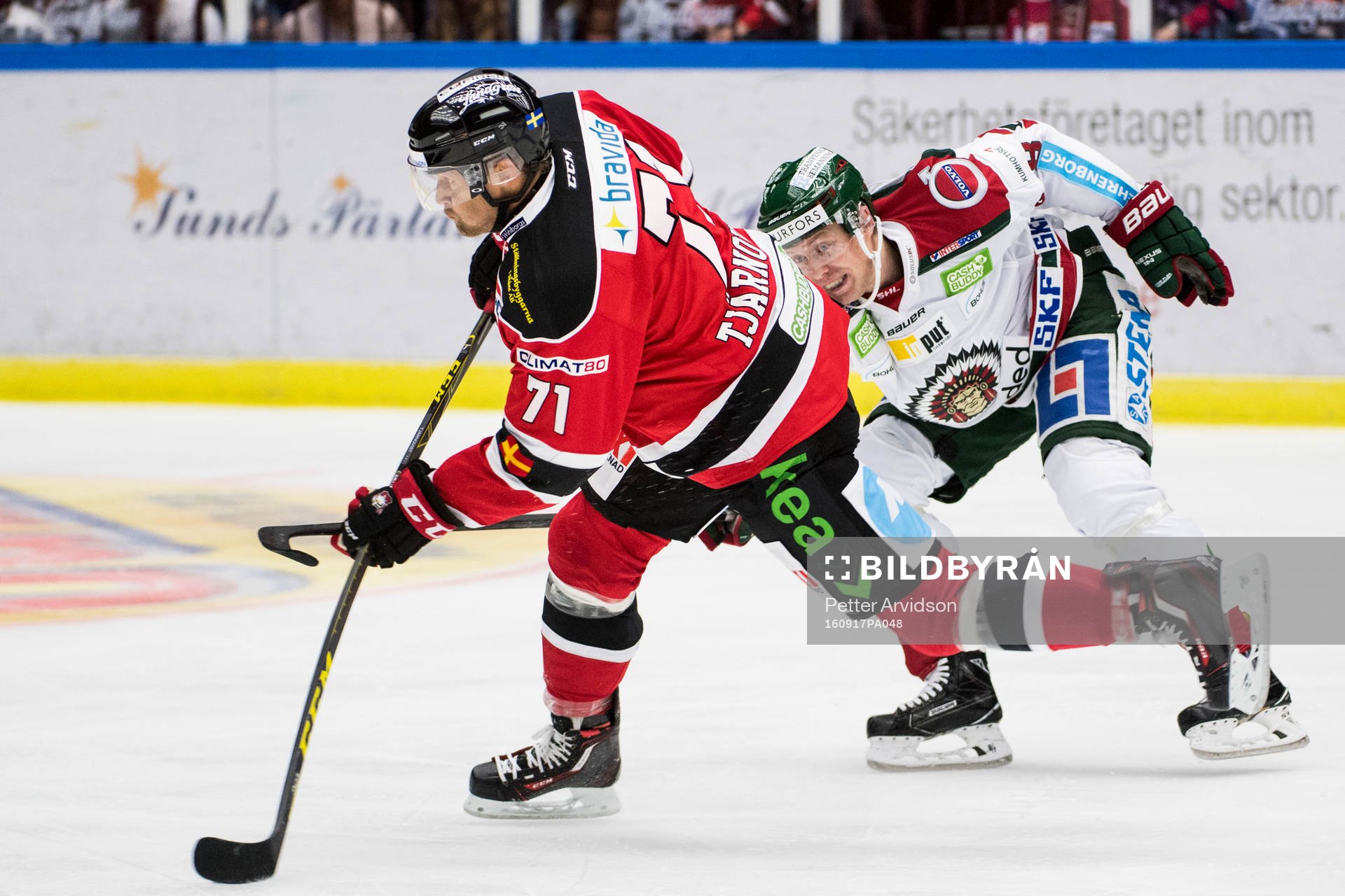 Malmö Redhawks Mathias Tjärnqvist och Frölundas John