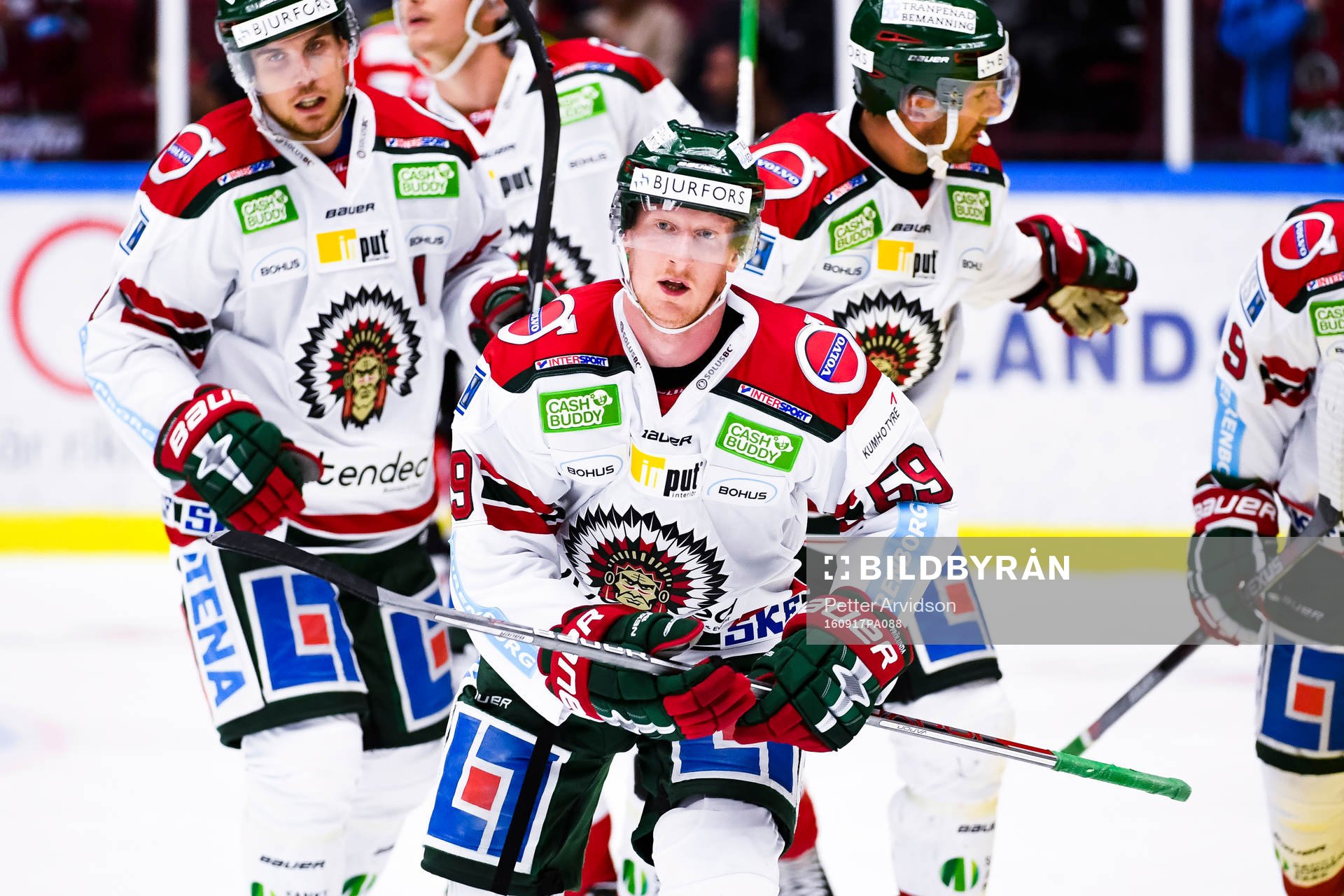 Frölundas Simon Hjalmarsson jublar