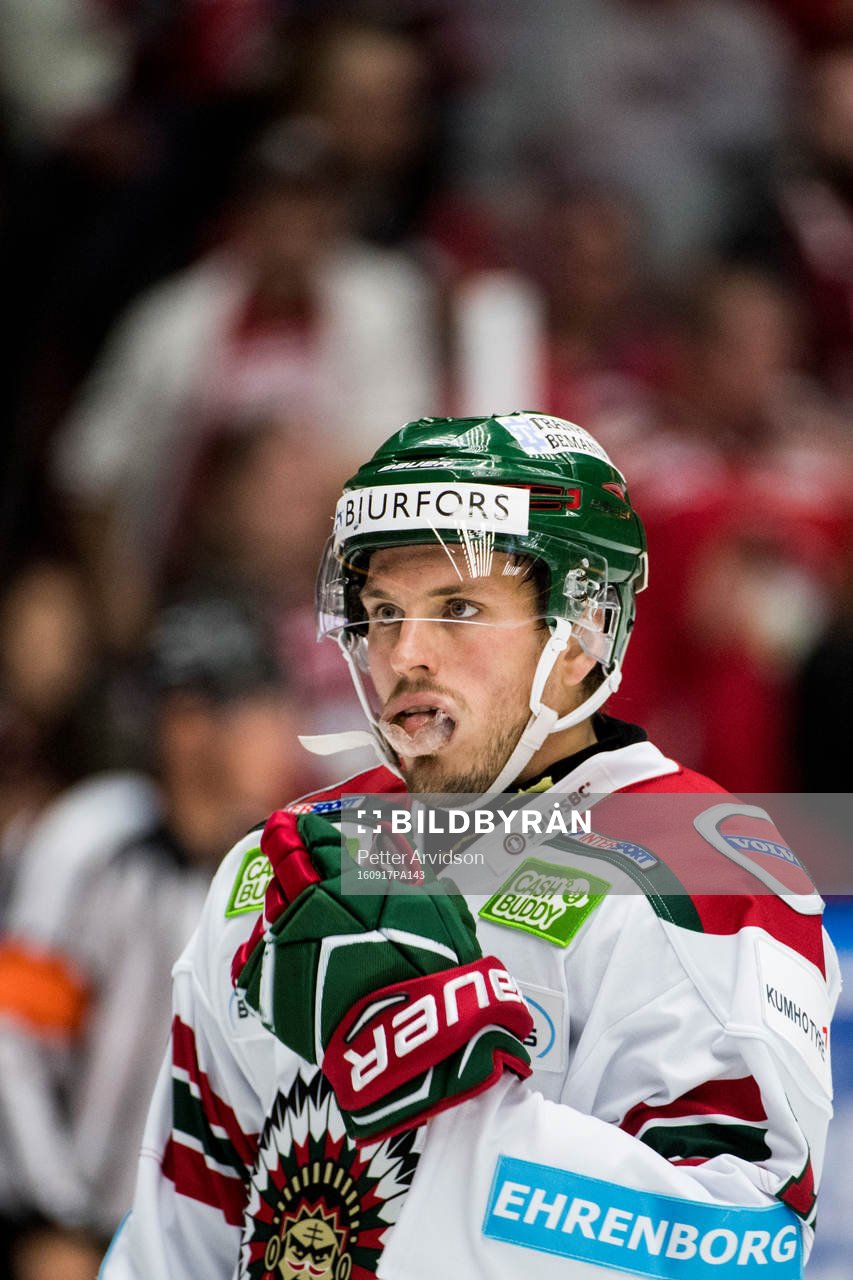 Frölundas Sebastian Stålberg deppar