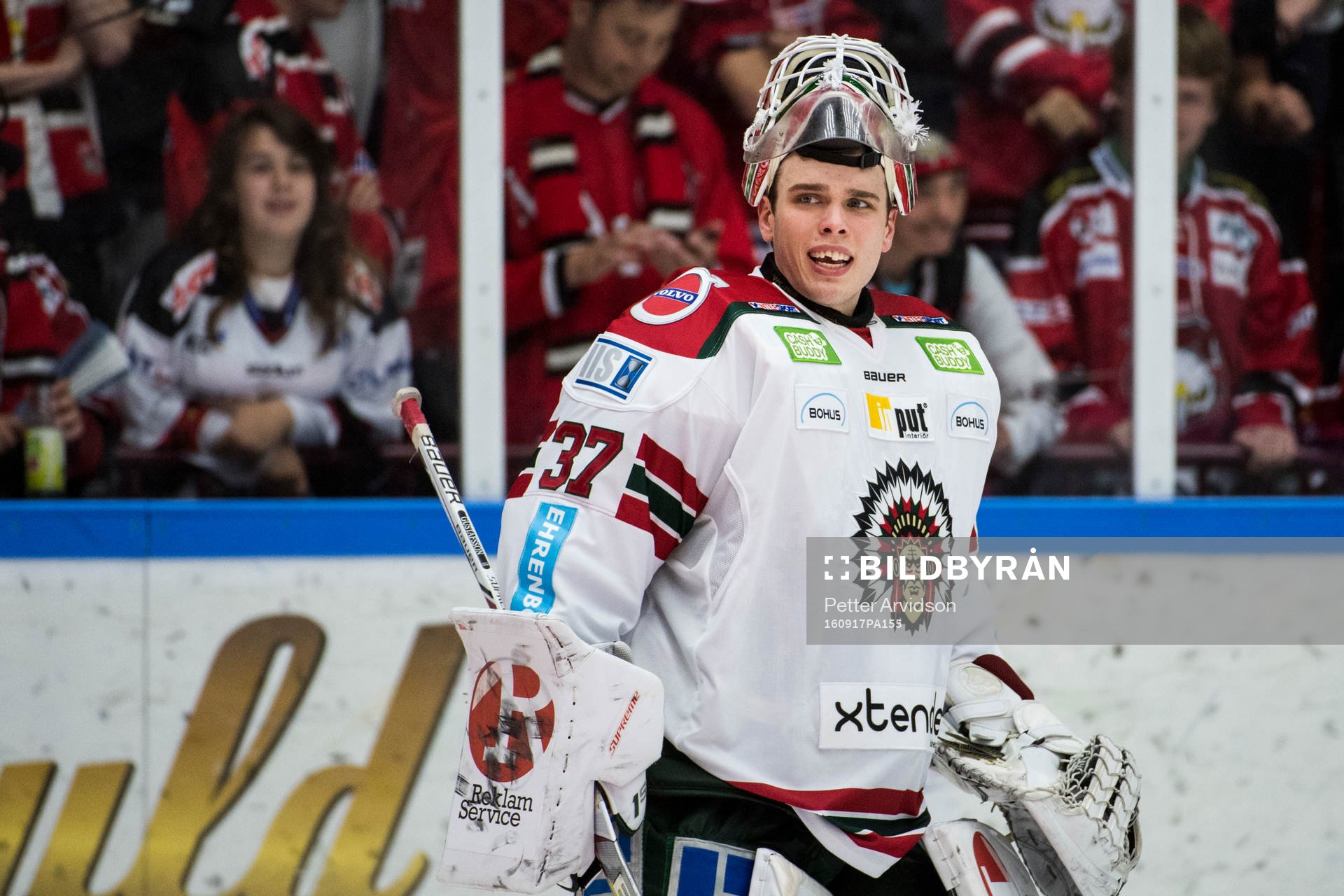 Frölundas målvakt Johan Gustafsson