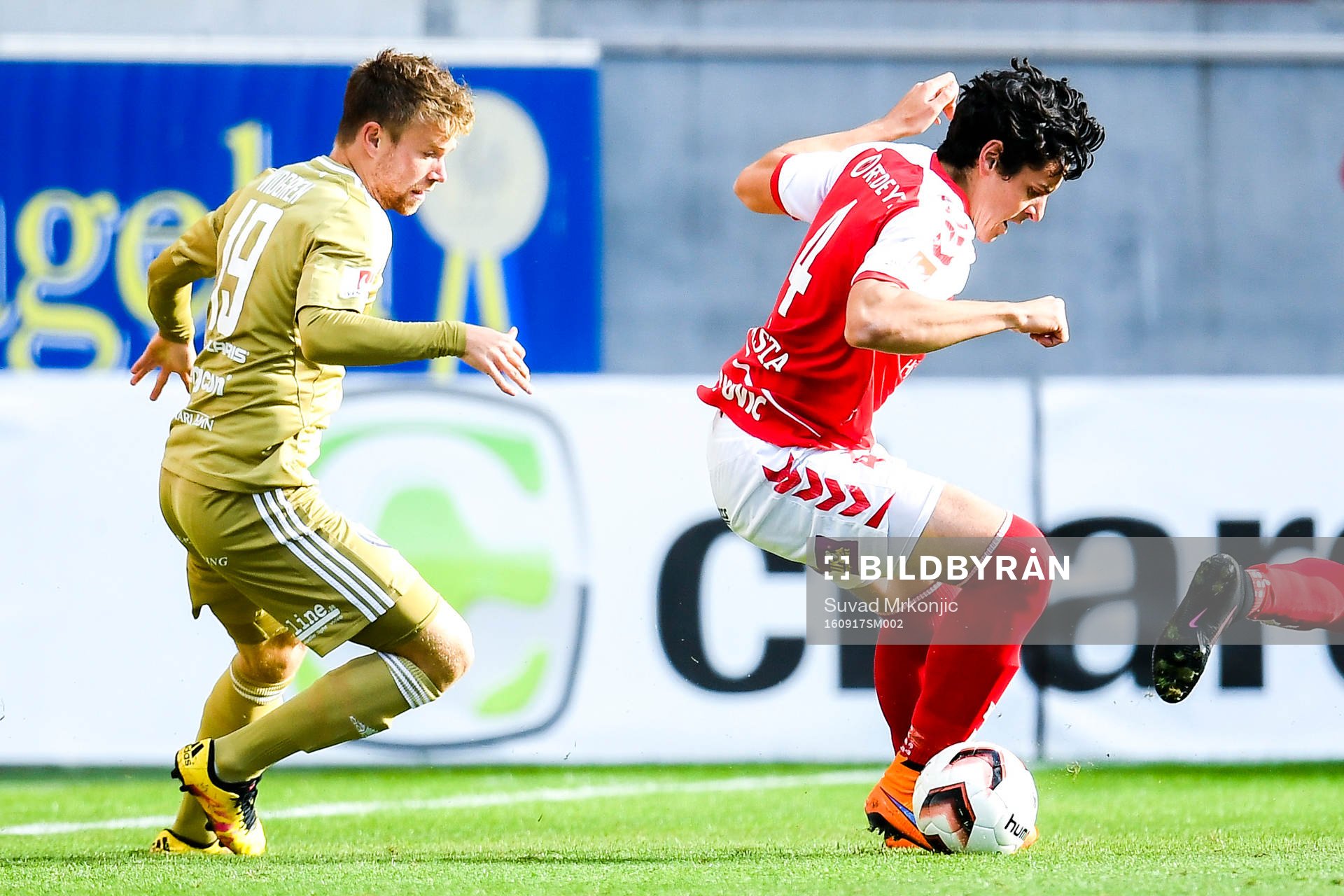Kalmars Marko Biskupovic och Östersunds Dennis Widgren