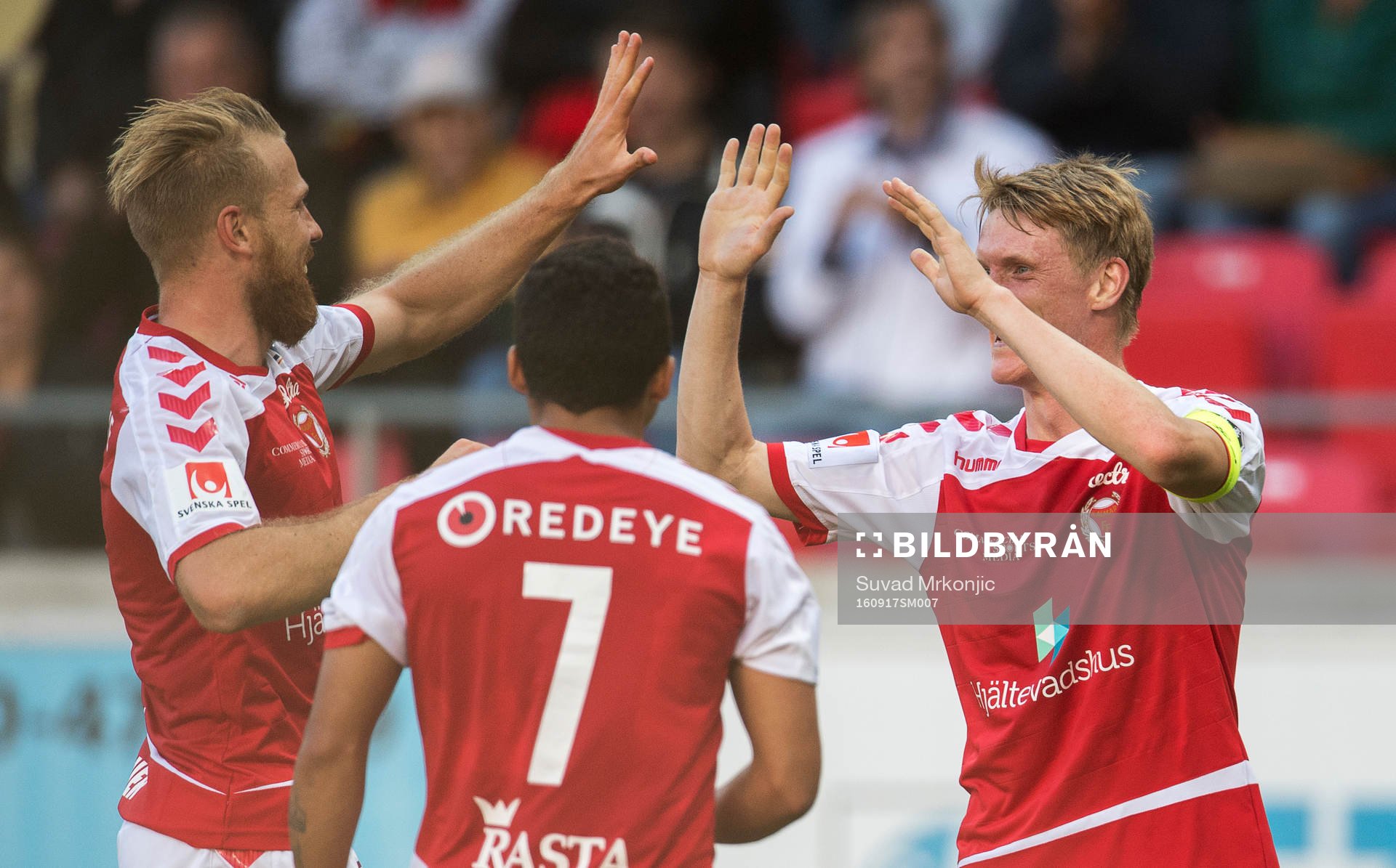 Kalmars Henri Anier , Ismael Silva Lima och Rasmus Elm