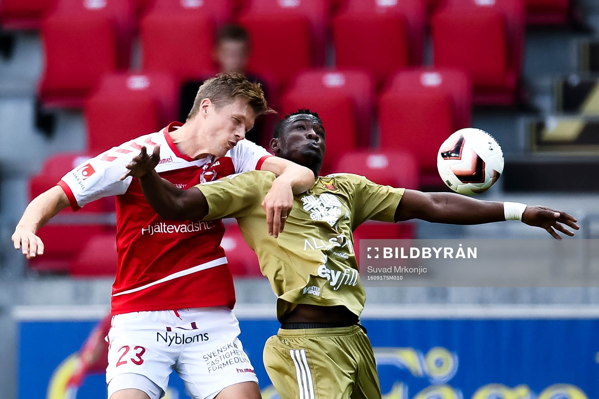Kalmars Viktor Elm och Östersunds Abdullahi Gero