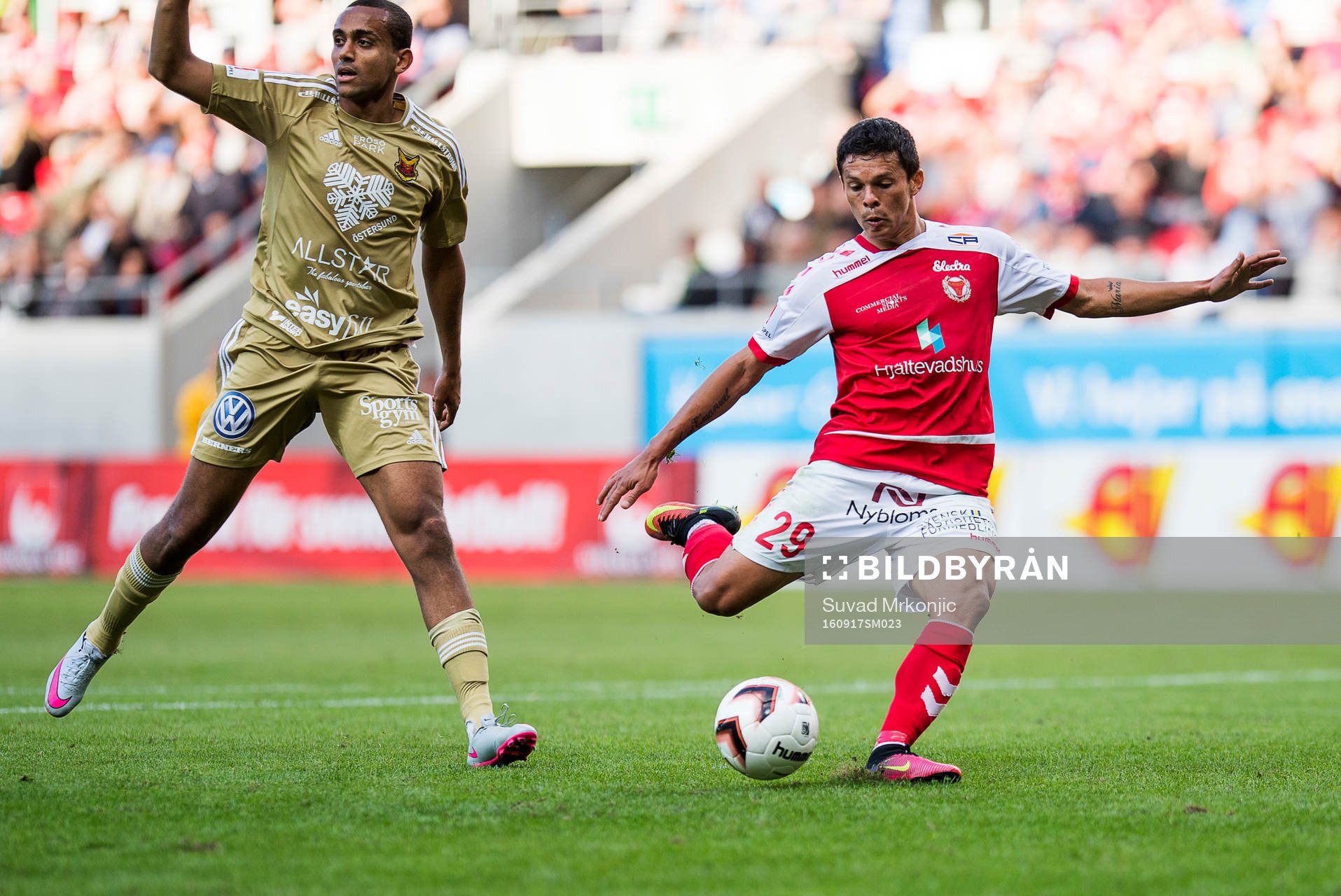 Kalmars Romário Pereira Sipião och Östersunds Walid Atta