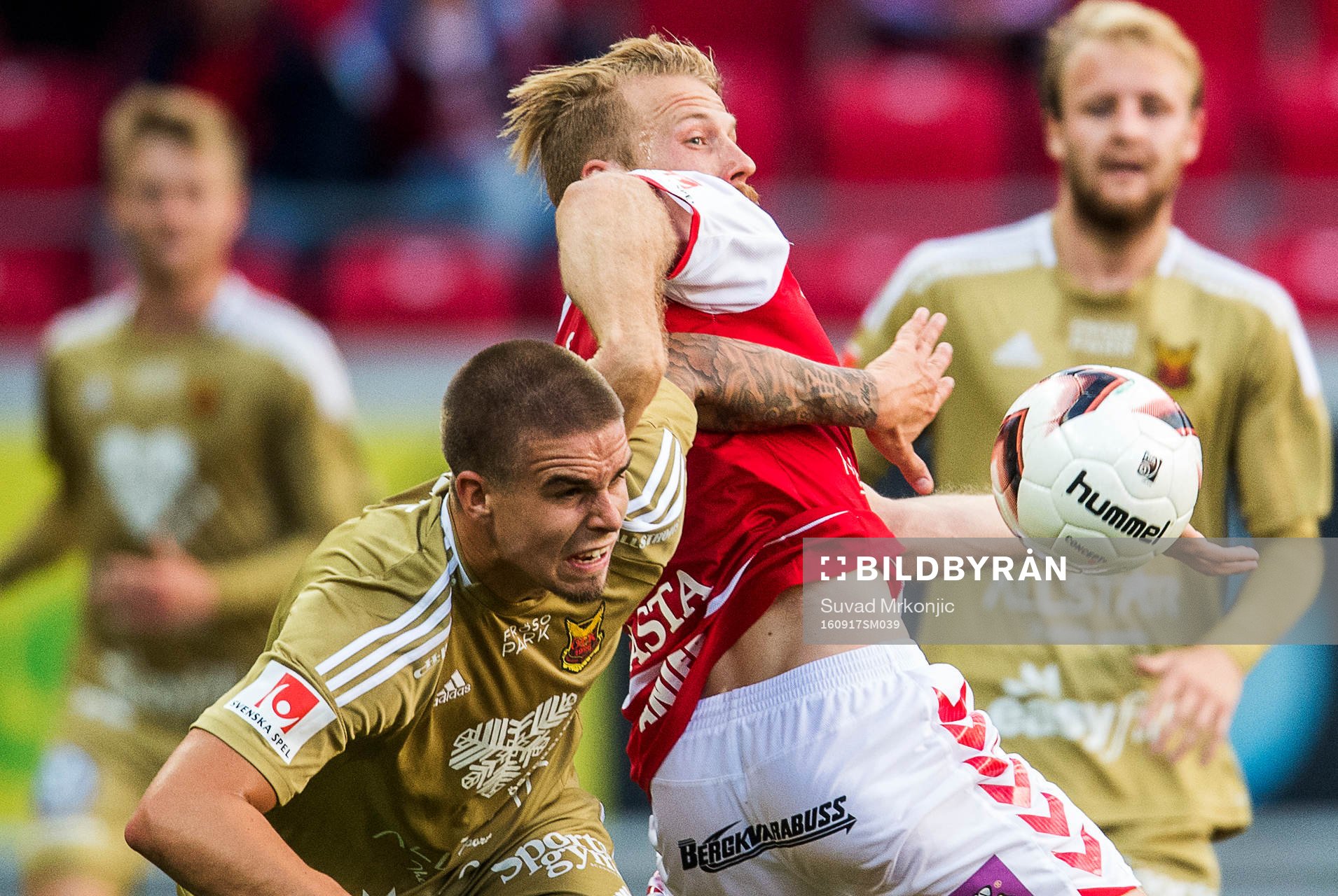 Kalmars Henri Anier och Östersunds Douglas Bergqvist