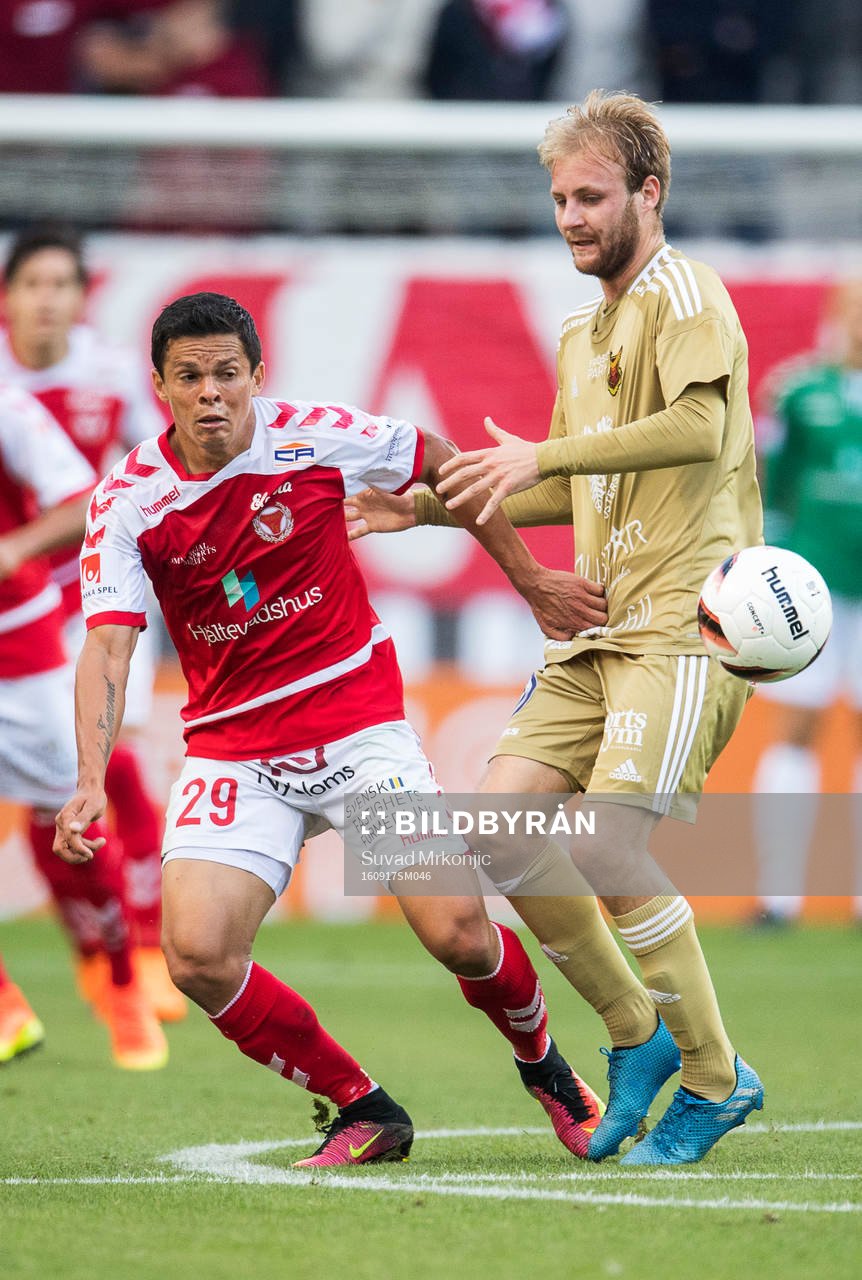Kalmars Romário Pereira Sipião och Östersunds Curtis