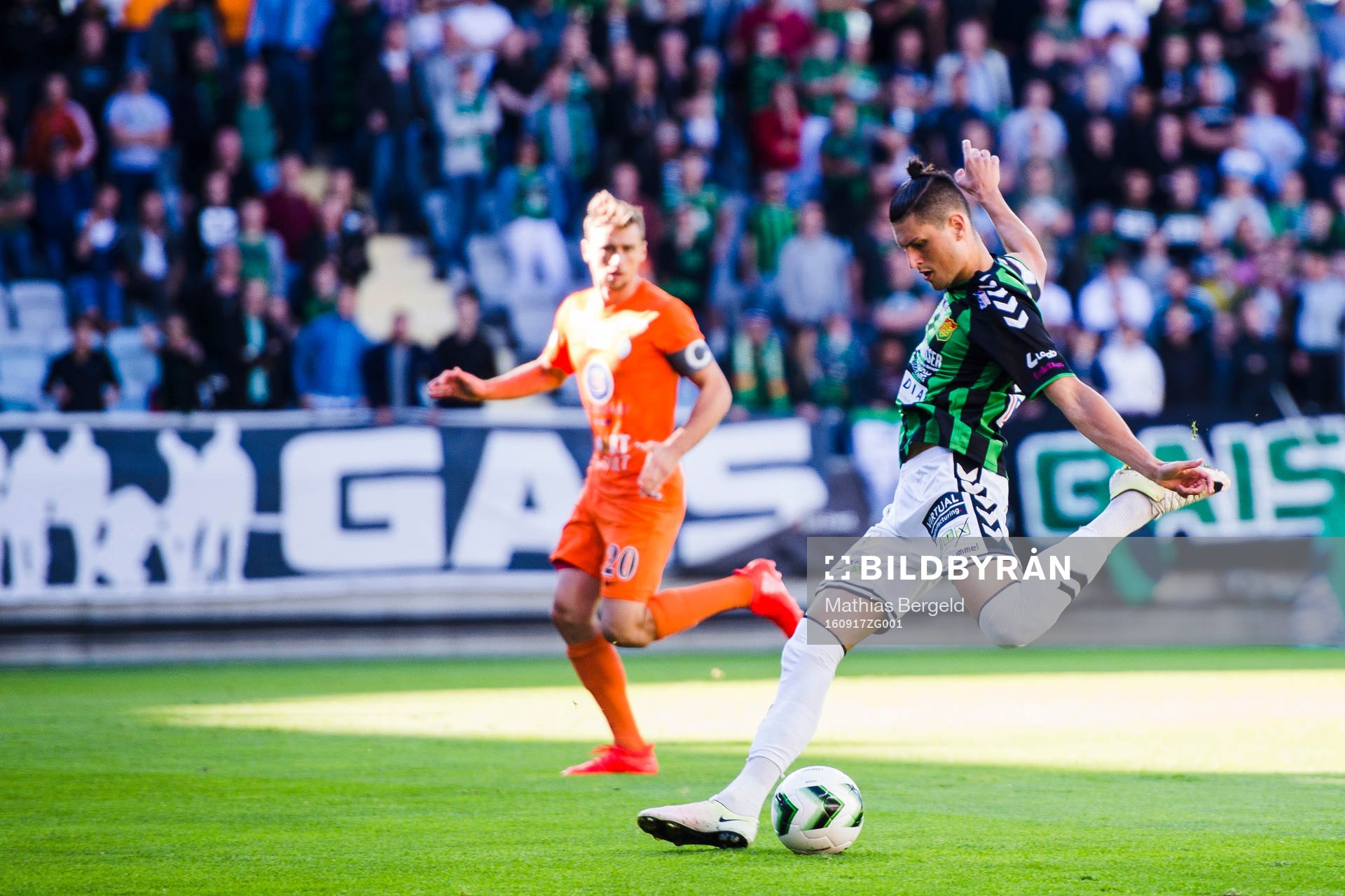 GAIS Luka Mijaljevic skjuter