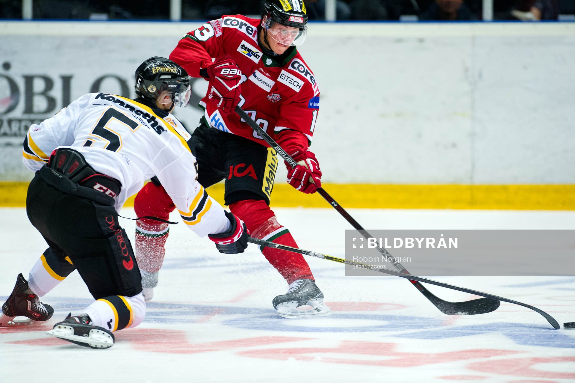 Panterns Carl-Johan Lerby och Modos David Rundqvist