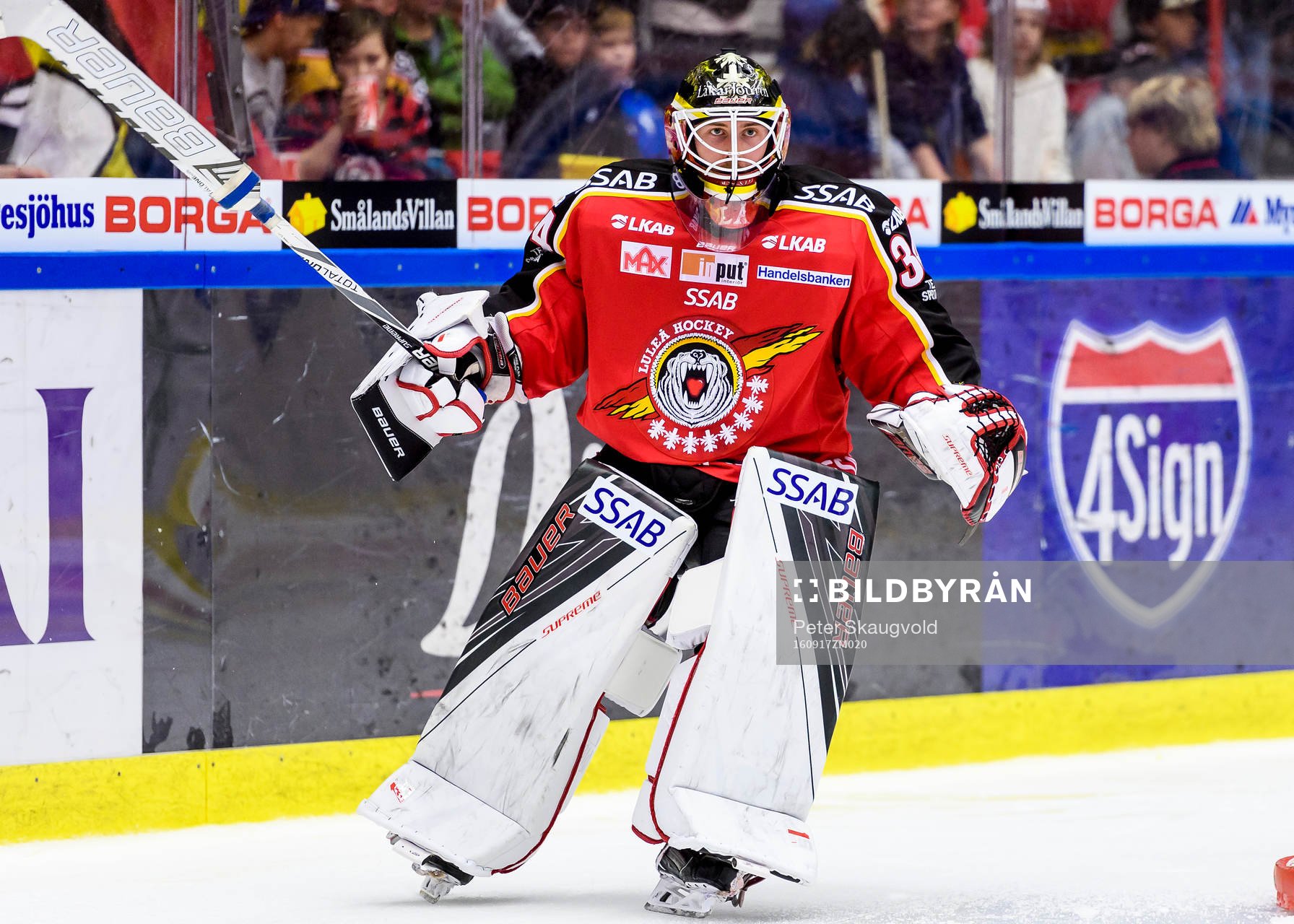 Luleås målvakt Joel Lassinatti