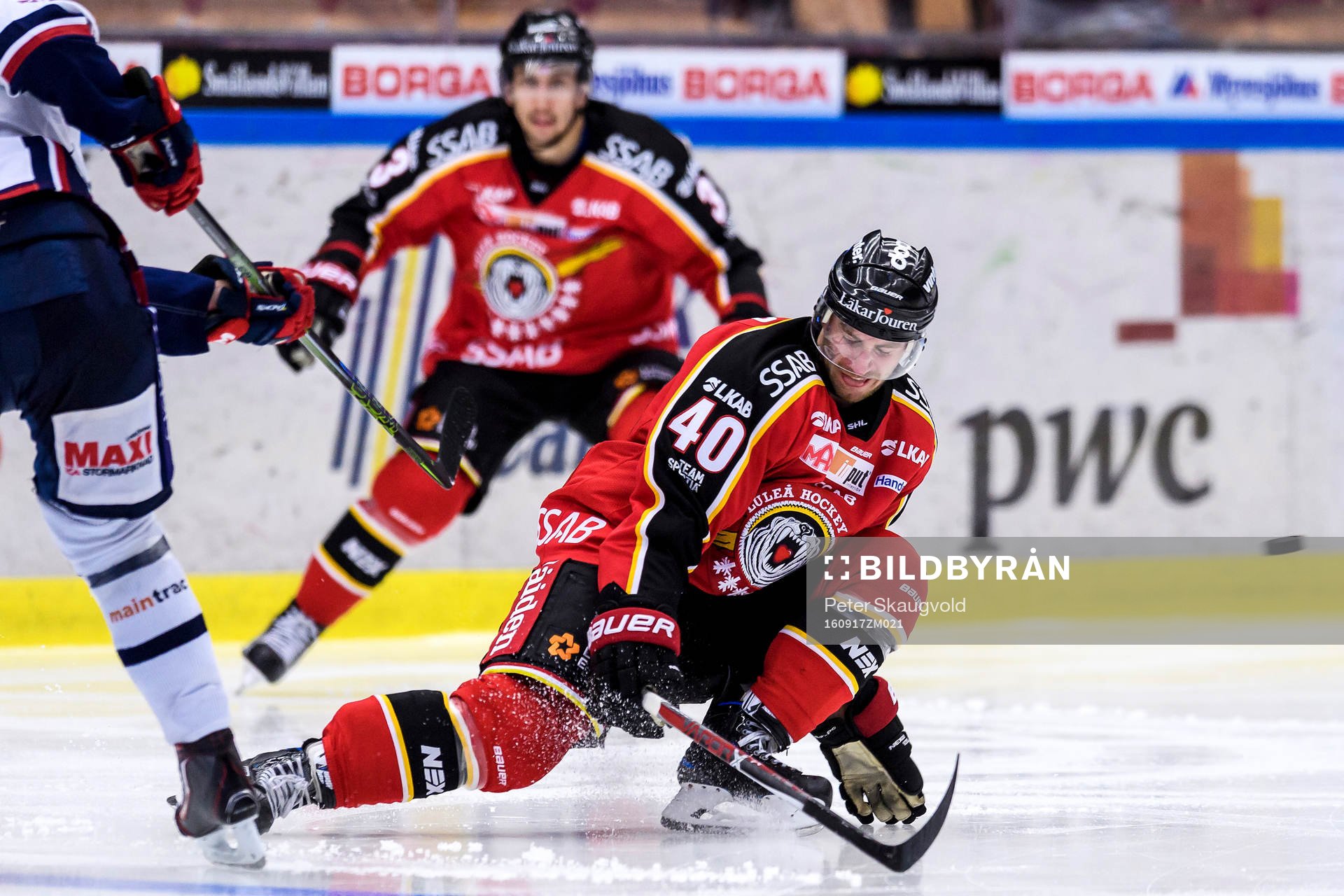 Luleås Kael Mouillierat täcker skott