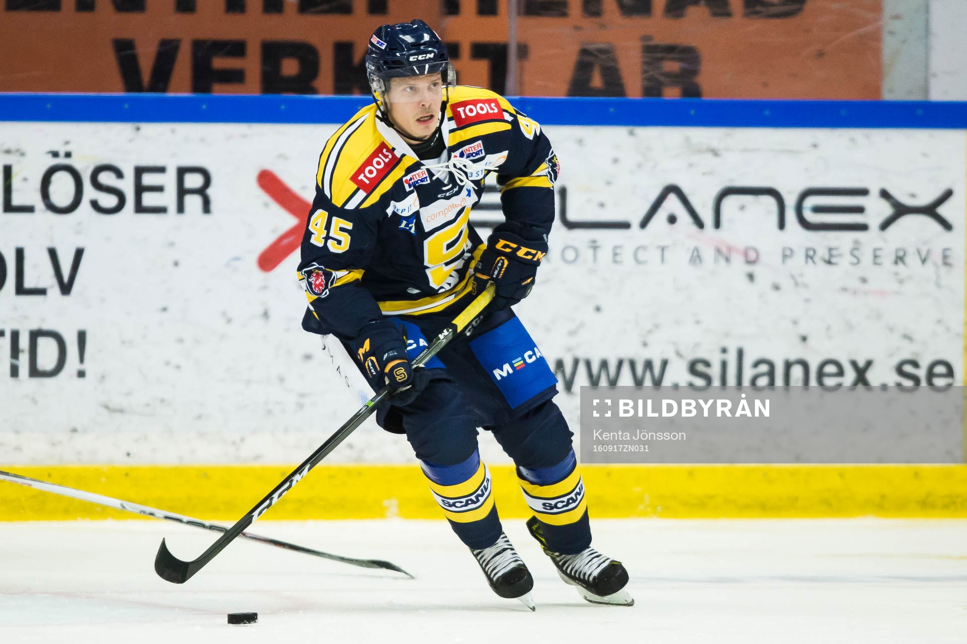 Södertäljes Petter Lindberg i aktion