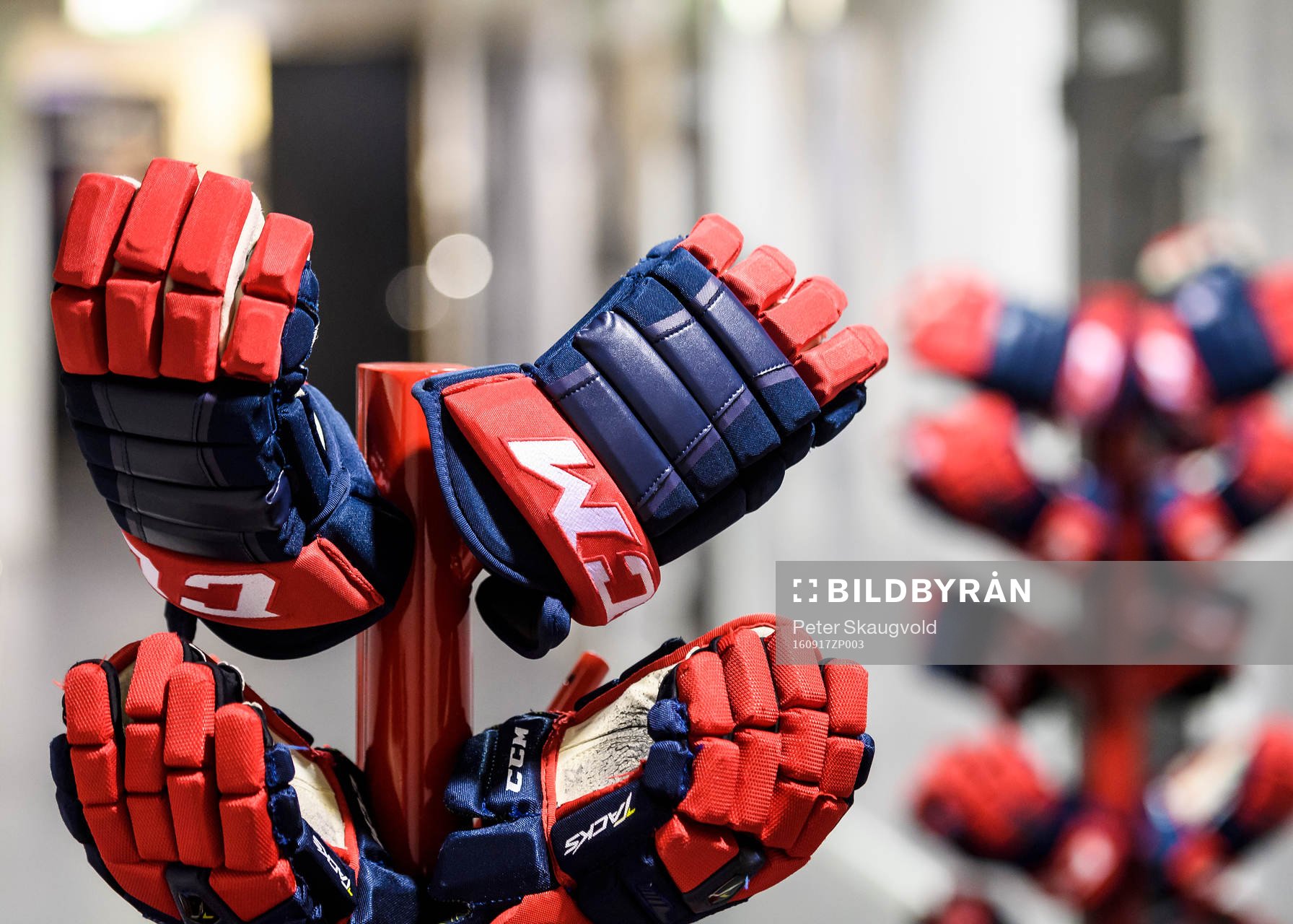 Generell bild på ishockeyhandskar på tork