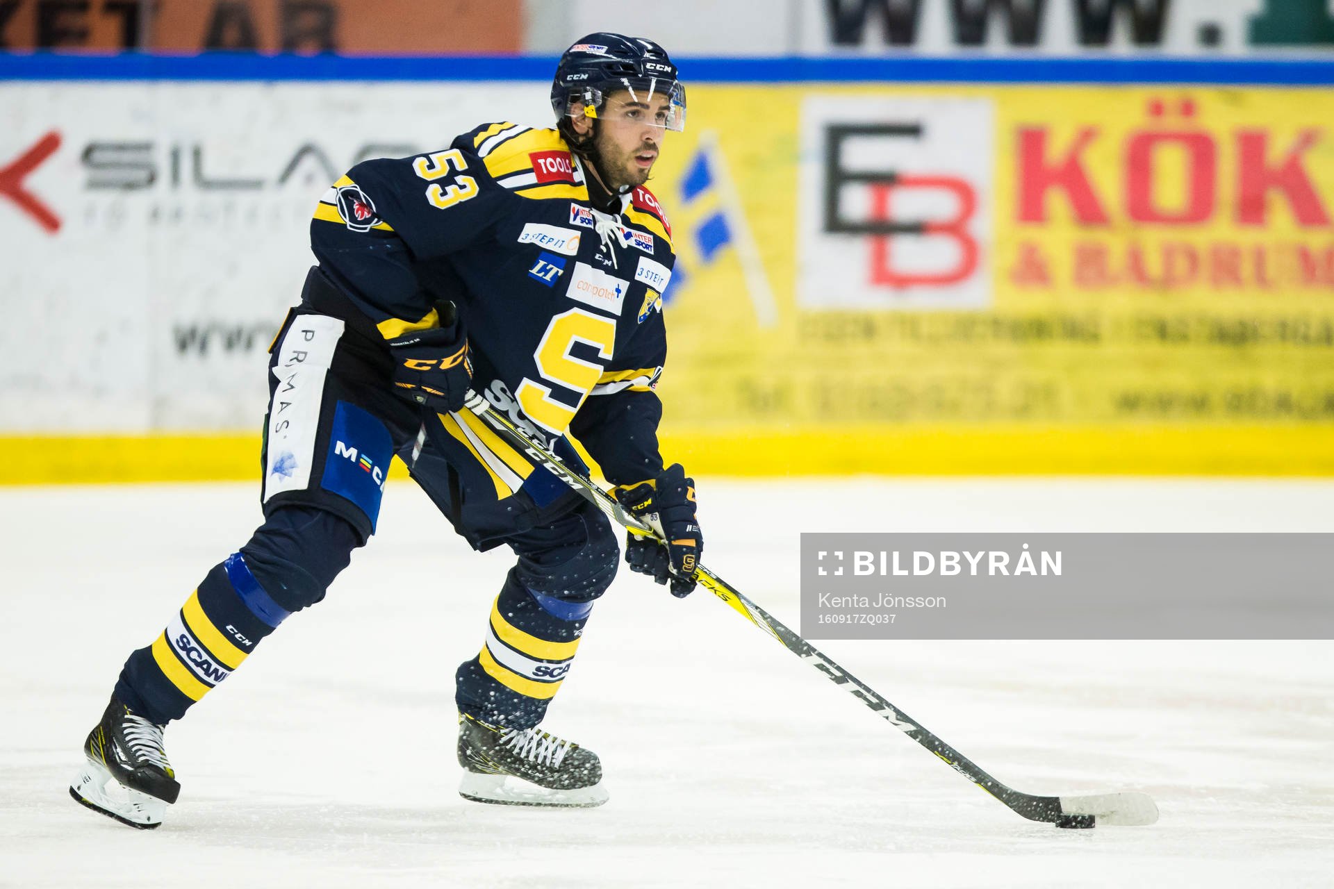 Södertäljes Jonas Vidlund i aktion