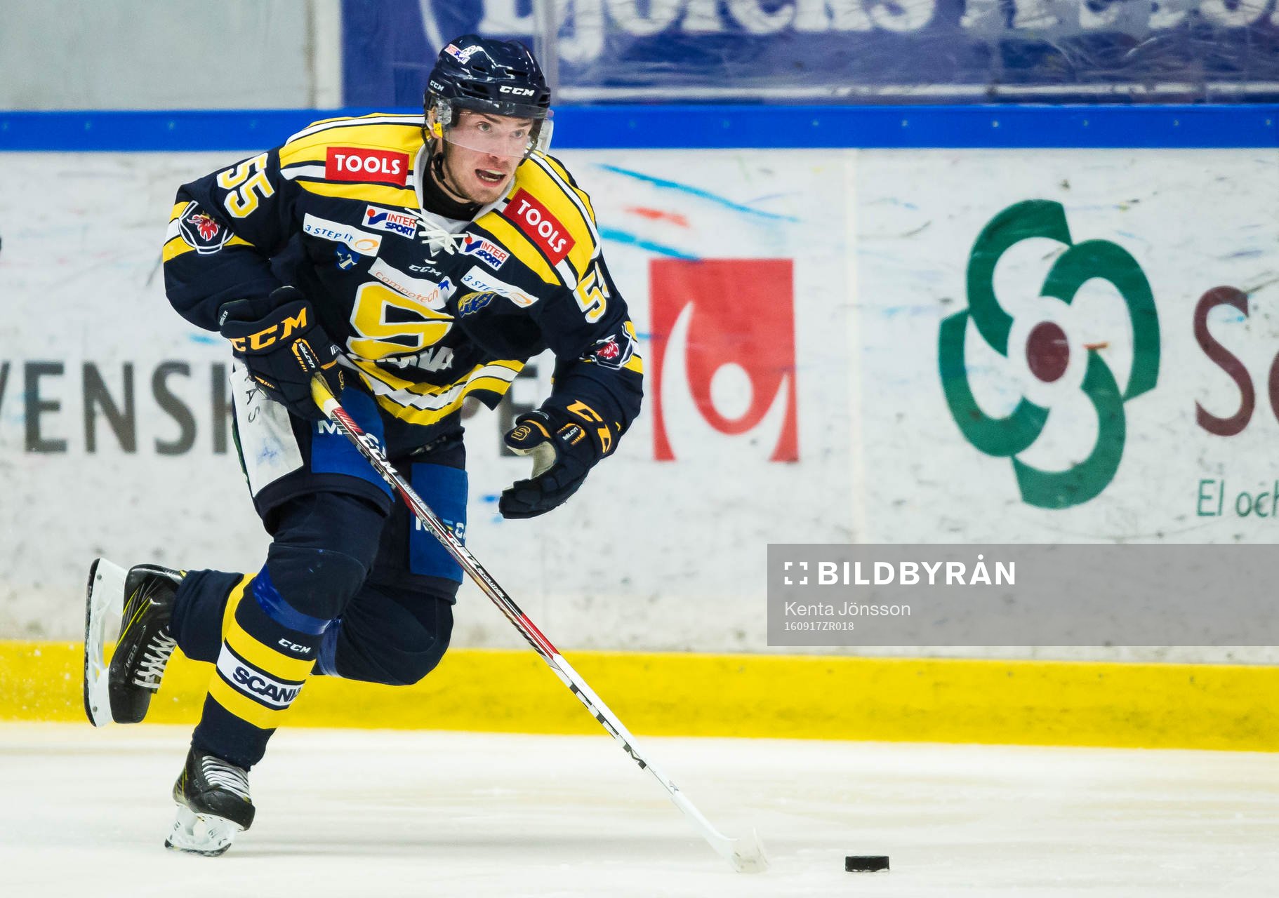 Södertäljes Patrik Kallmert i aktion