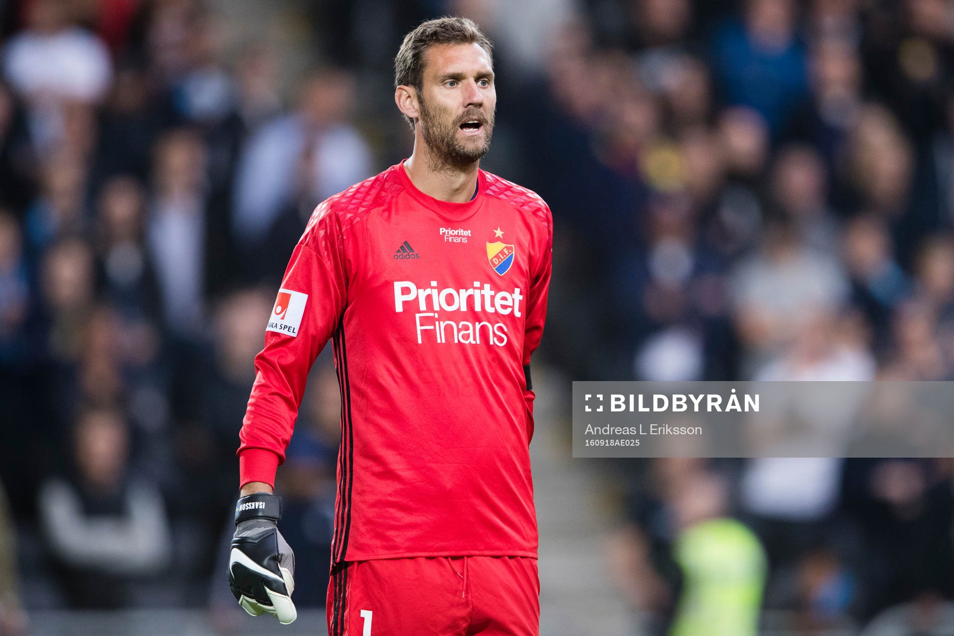 Djurgårdens målvakt Andreas Isaksson