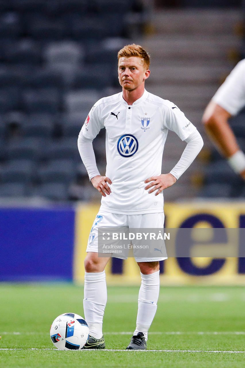 Malmö FFs Anders Christiansen deppar