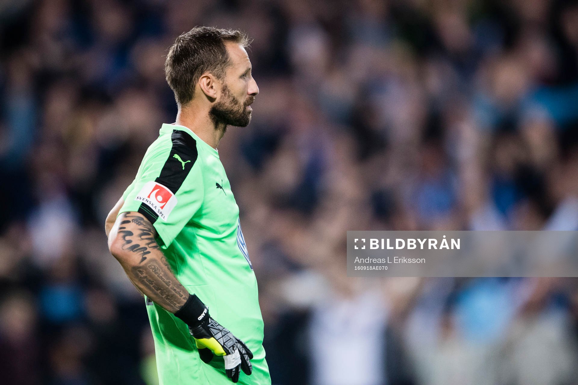 Malmö FFs målvakt Johan Wiland