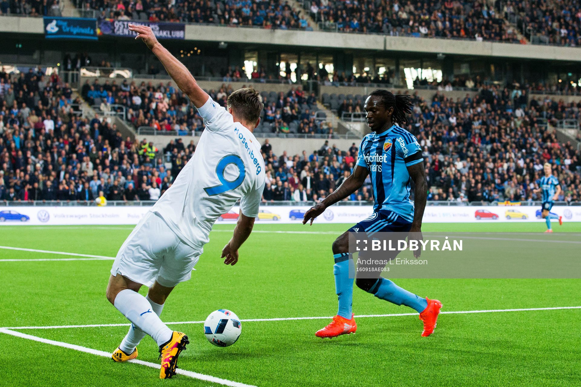 Malmö FFs Markus Rosenberg och Kebba Ceesay