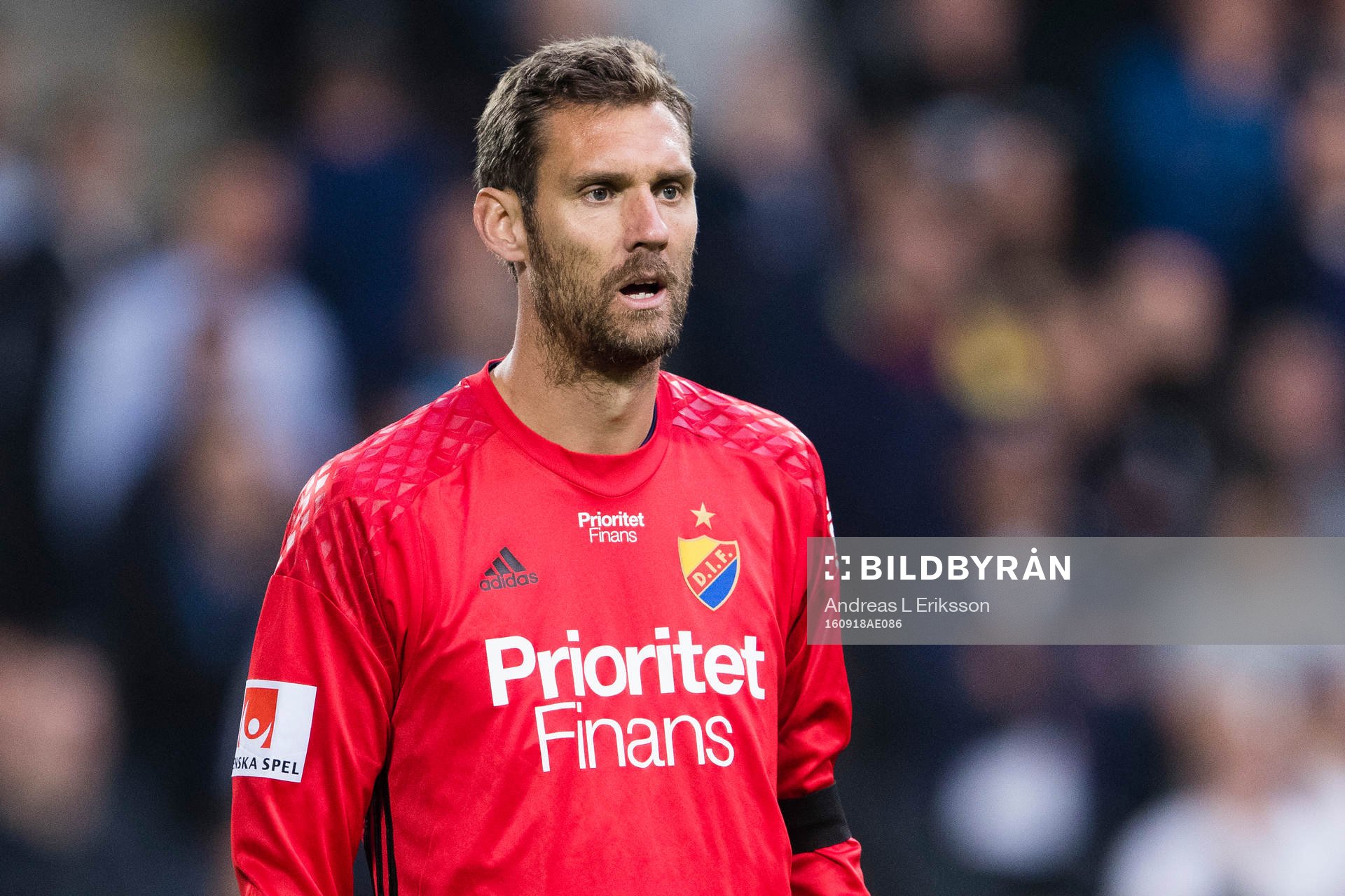 Djurgårdens målvakt Andreas Isaksson