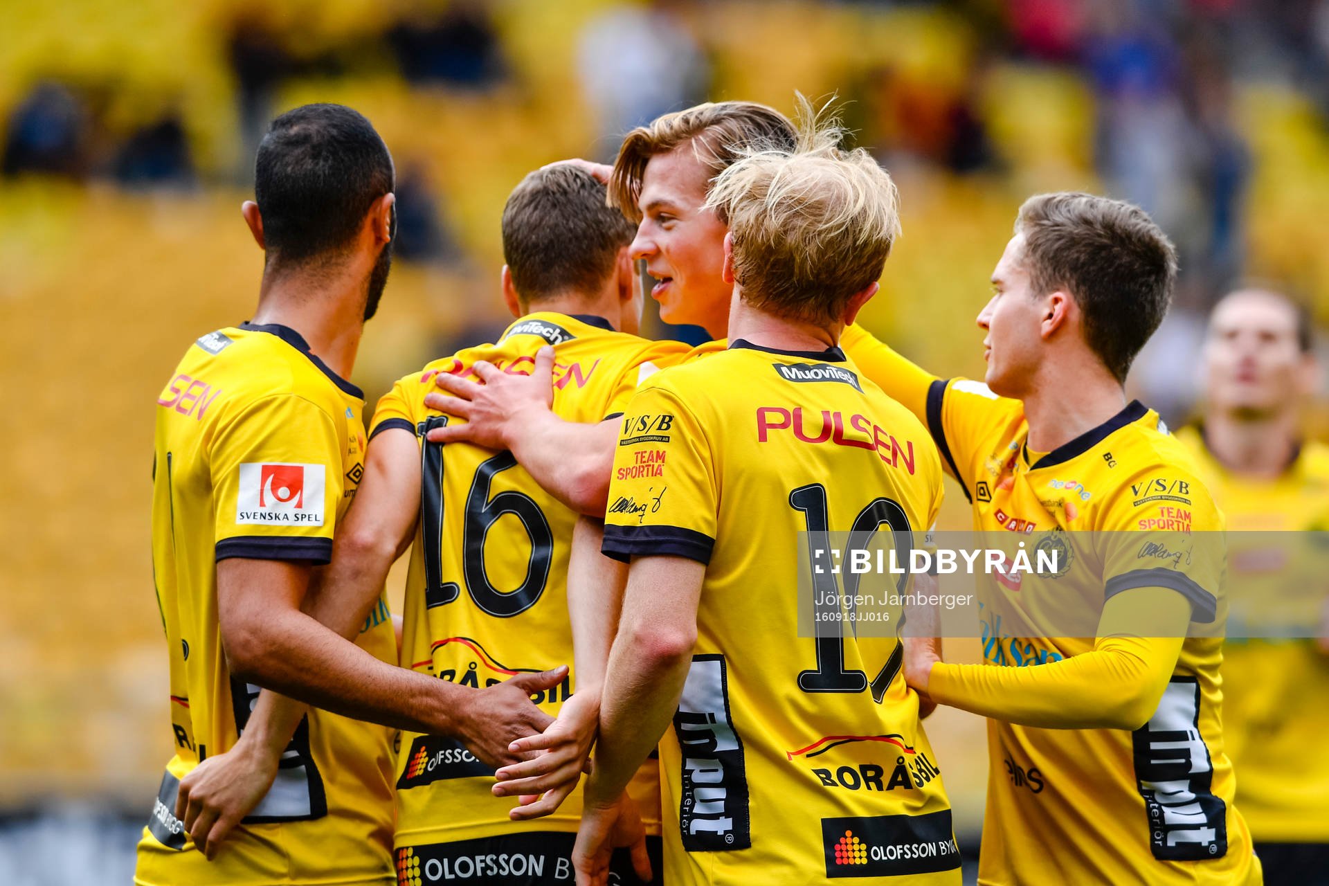 Elfsborgs spelare jublar