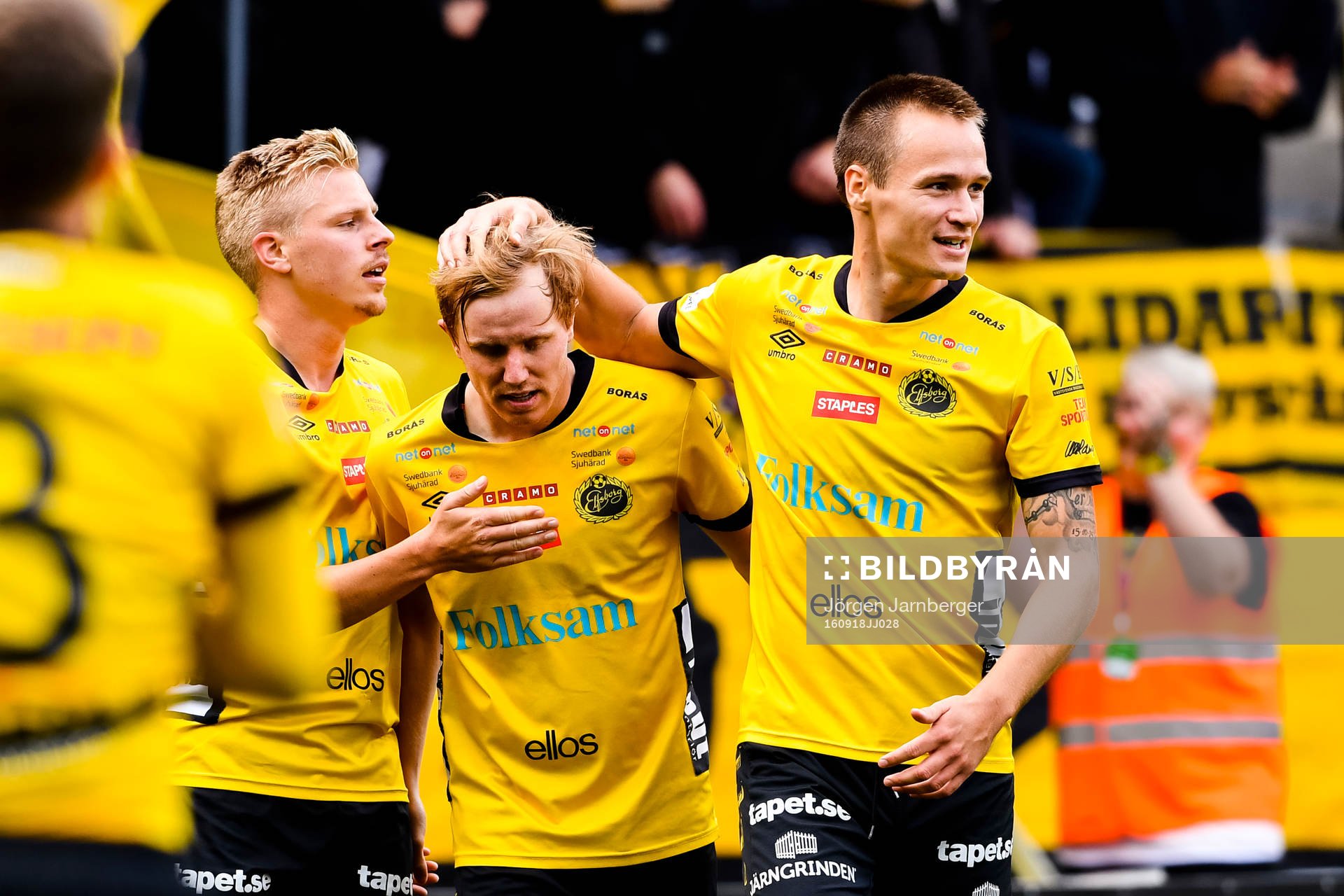 Elfsborgs Simon Lundevall jublar