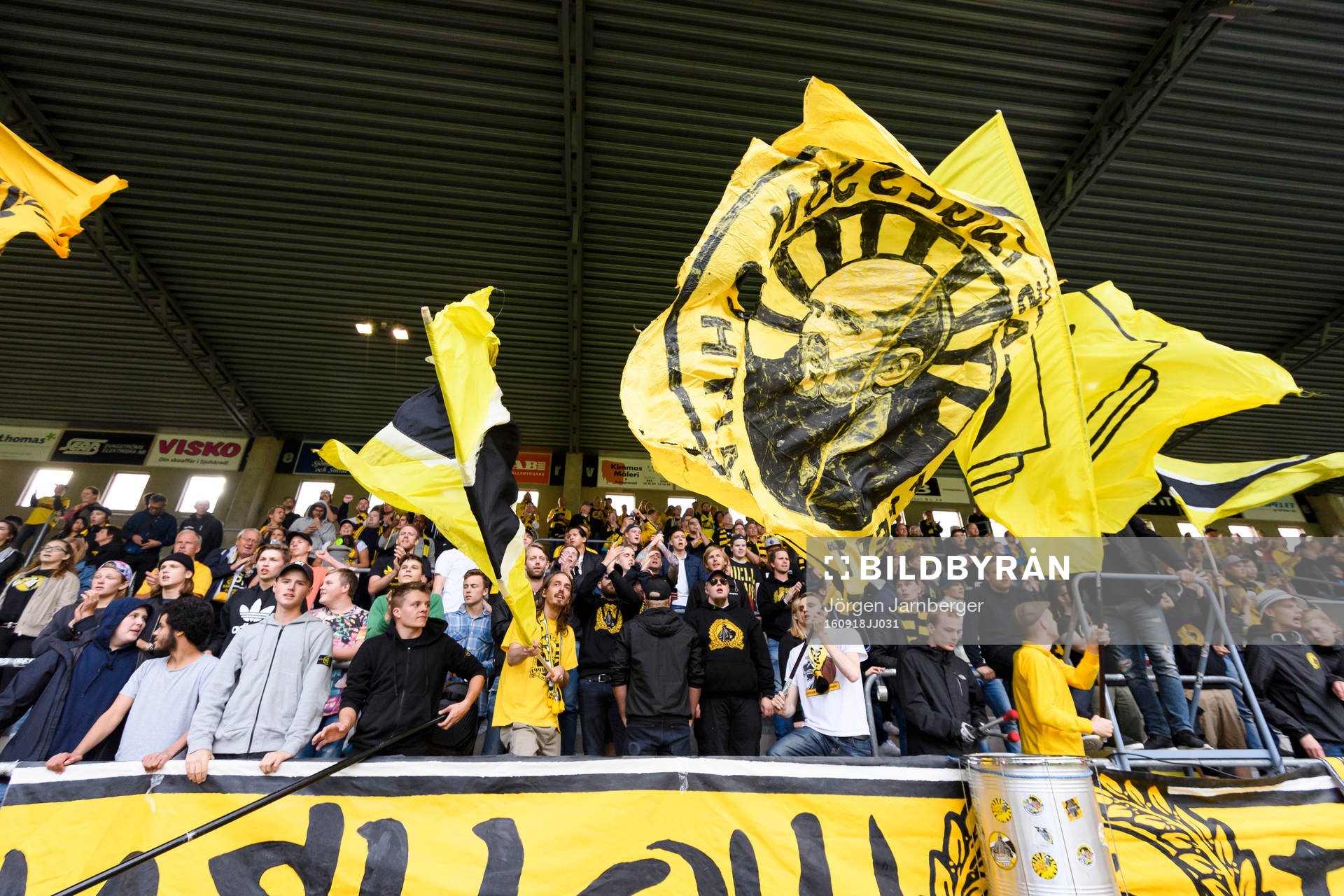 Elfsborgs supportrar jublet