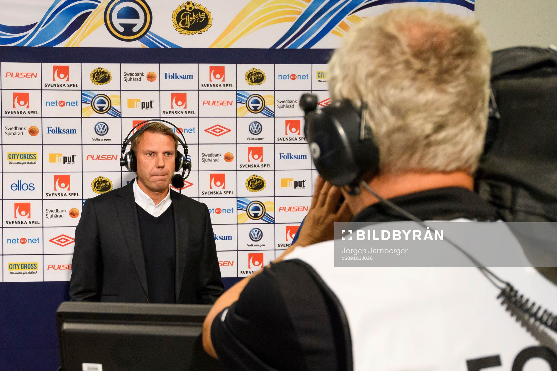 Falkenbergs tränare Hans Eklund deppar