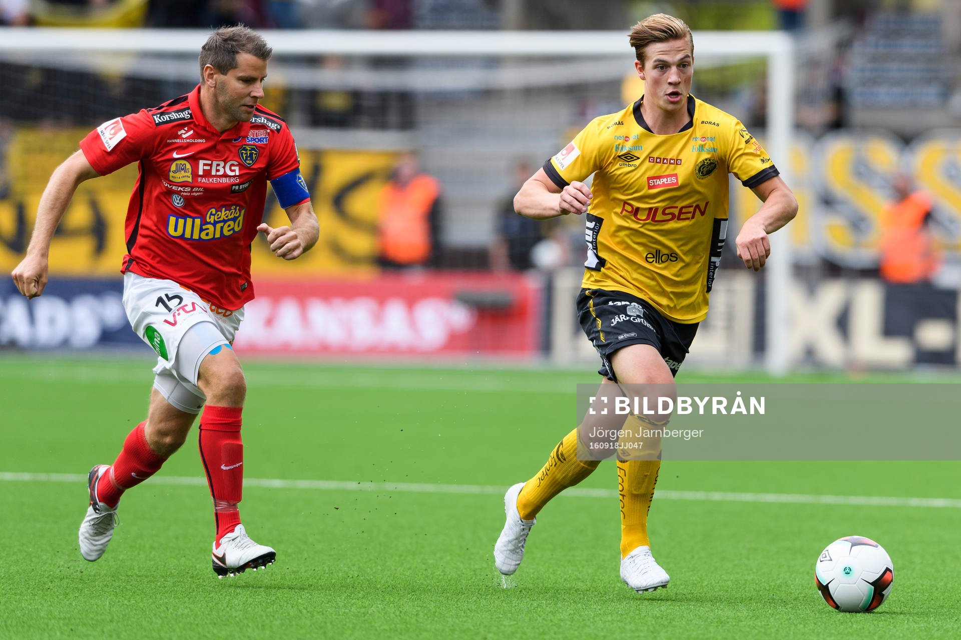 Elfsborgs Simon Olsson och Falkenbergs Stefan Rodevåg