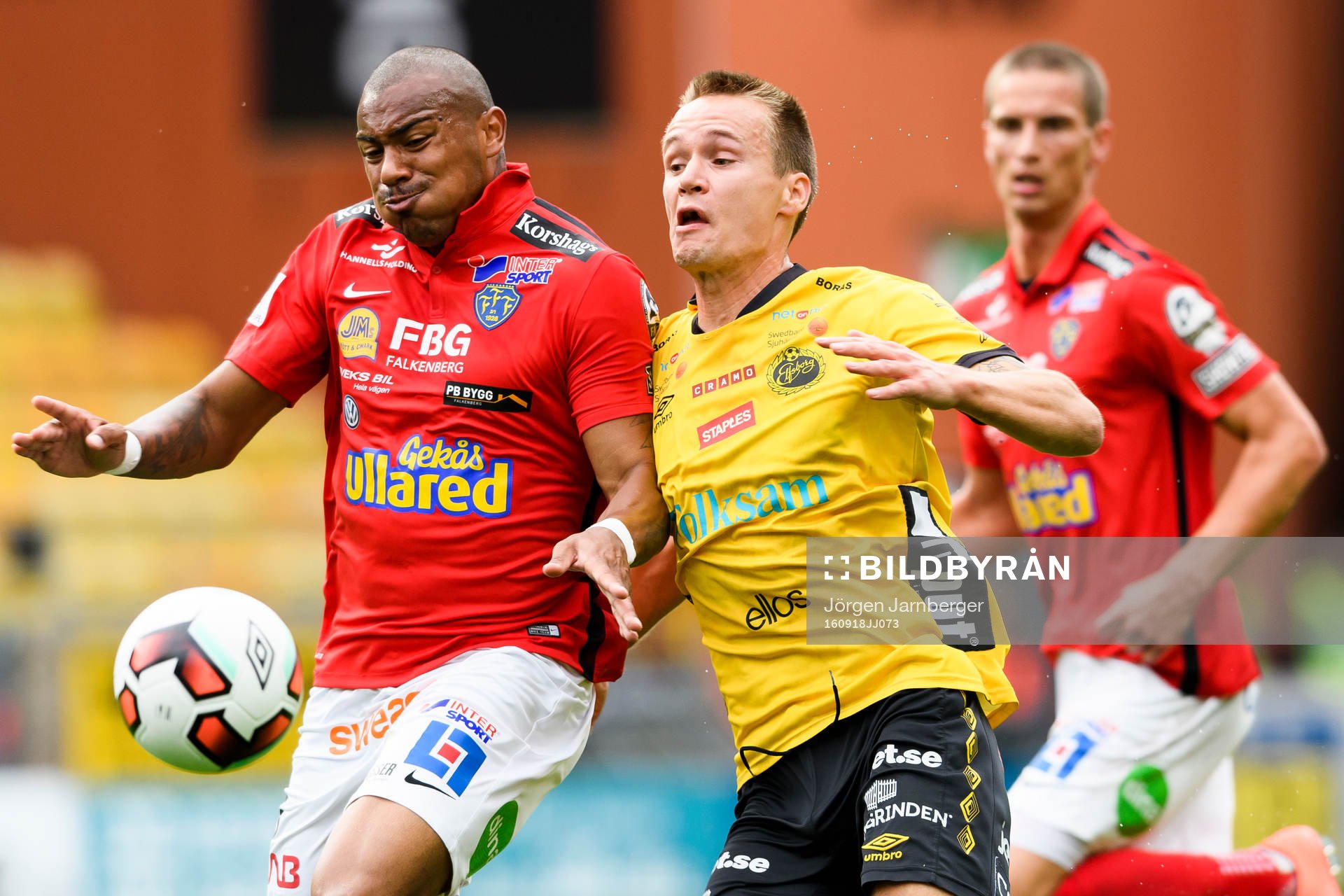 Elfsborgs Viktor Prodell och Falkenbergs Felipe Carvalho