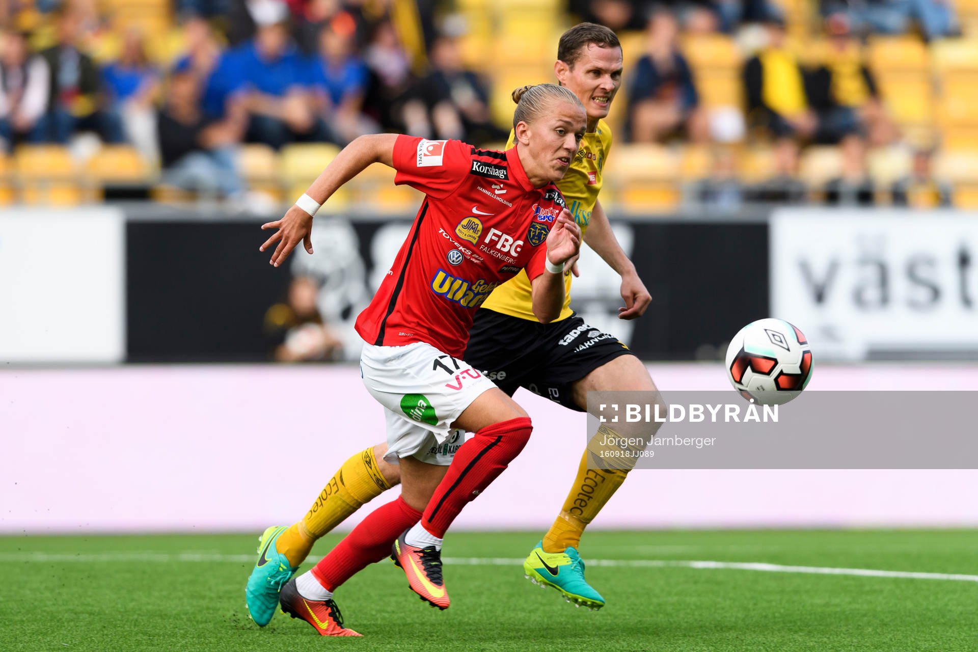 Falkenbergs Jesper Karlsson och Elfsborgs Jon Jönsson