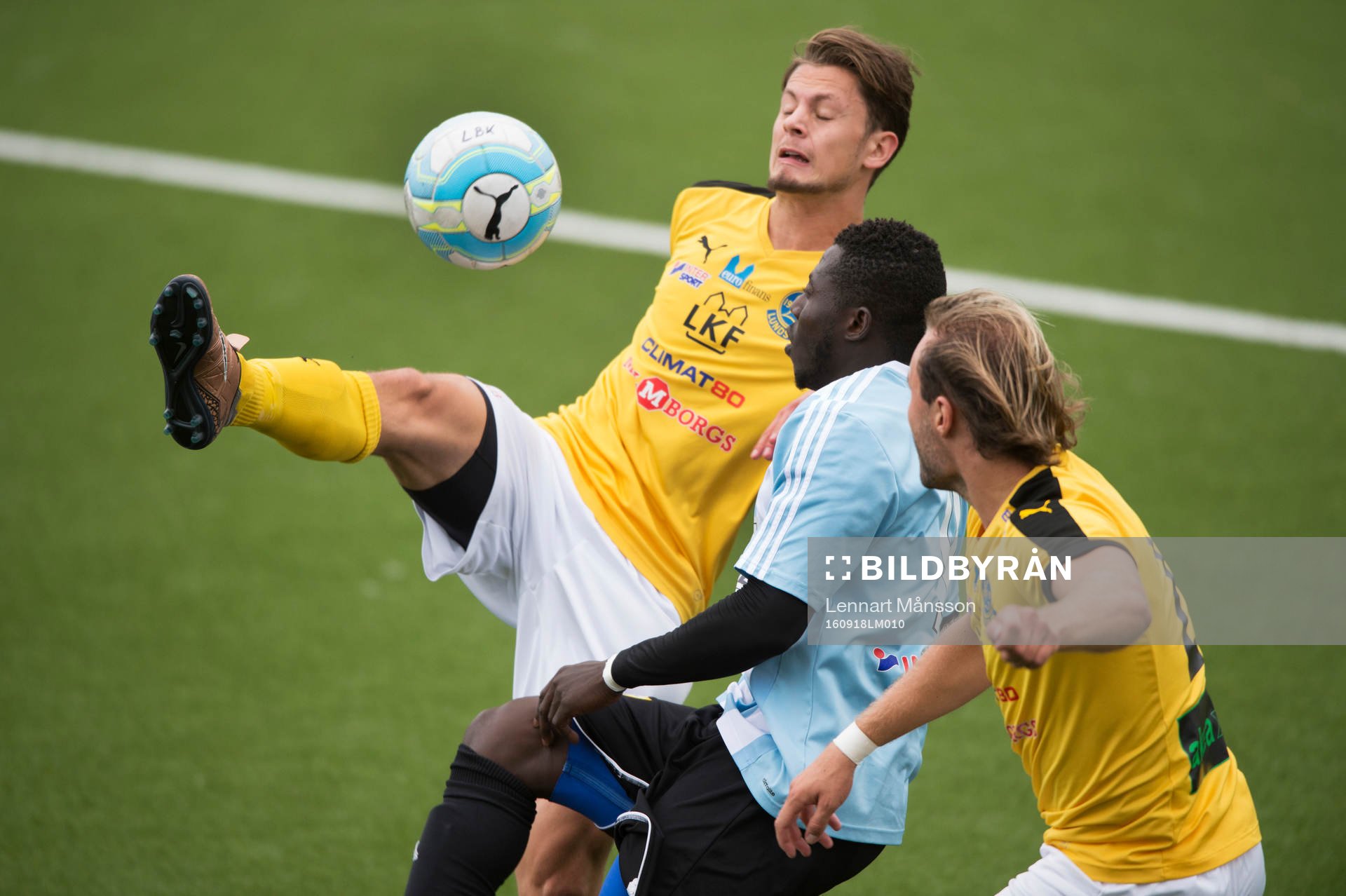 i fotbollsmatchen i division 2 mellan Lunds BK och IFK