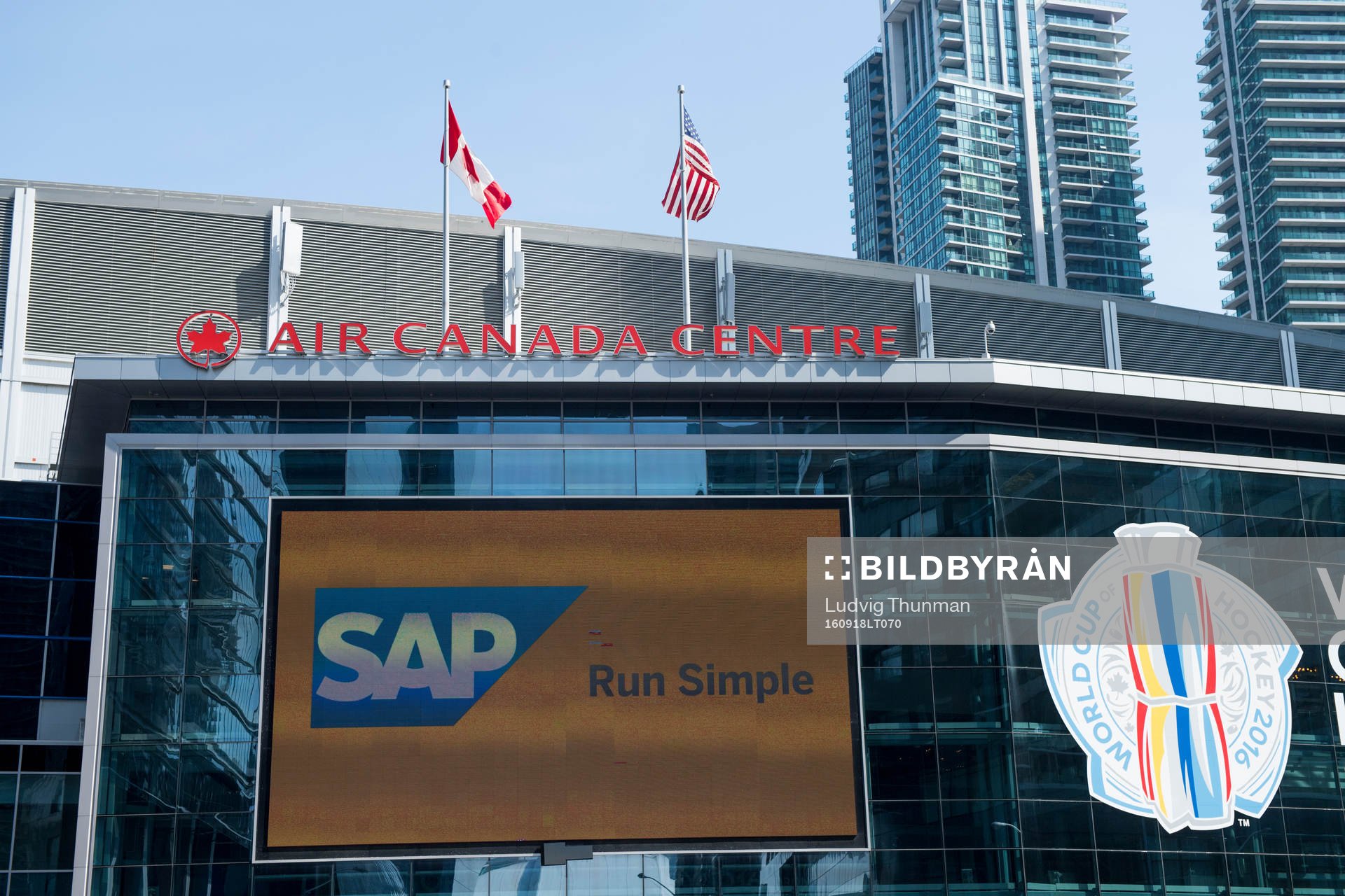 Exteriör över Air Canada Center