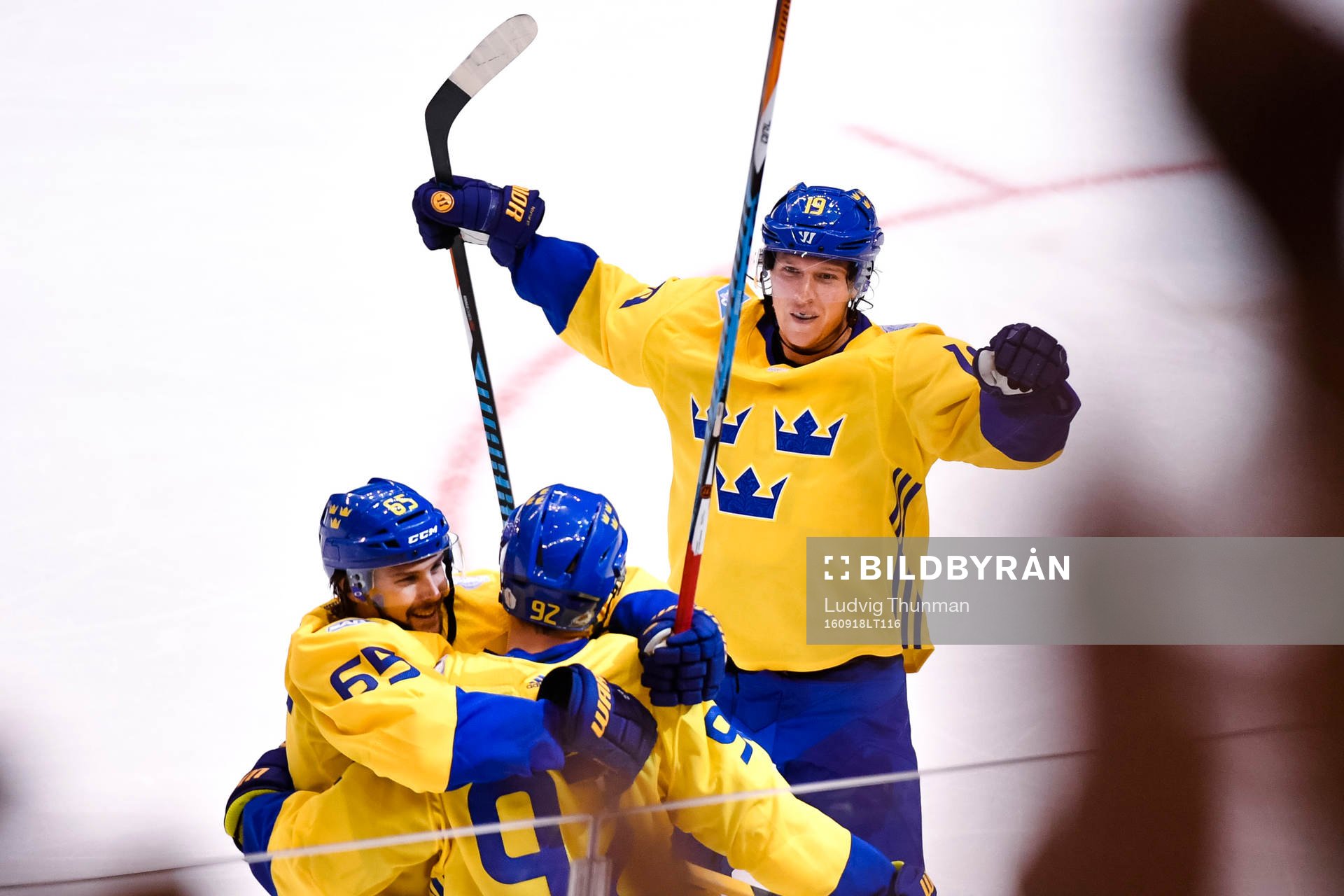 Sveriges Erik Karlsson , Gabriel Landeskog och Nicklas