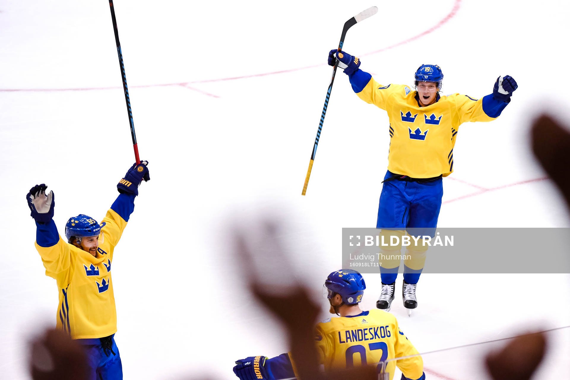 Sveriges Erik Karlsson , Gabriel Landeskog och Nicklas