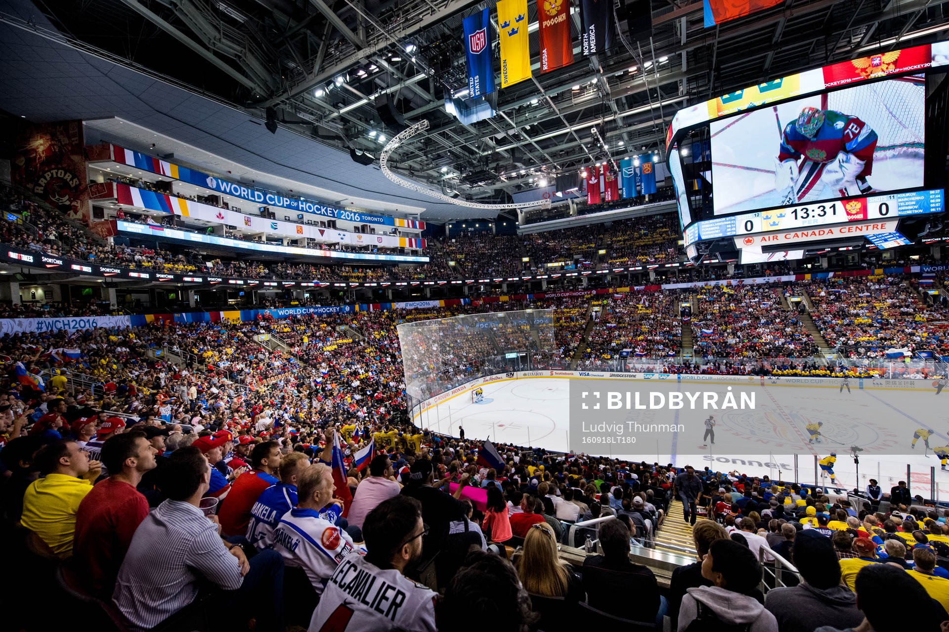 Interiörbild över Air Canada Center
