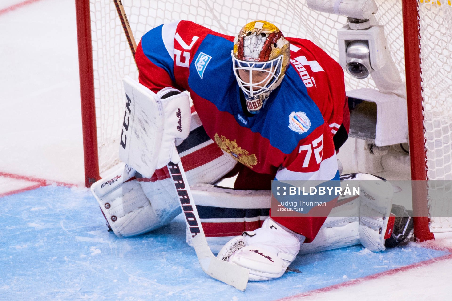Rysslands målvakt Sergei Bobrovsky