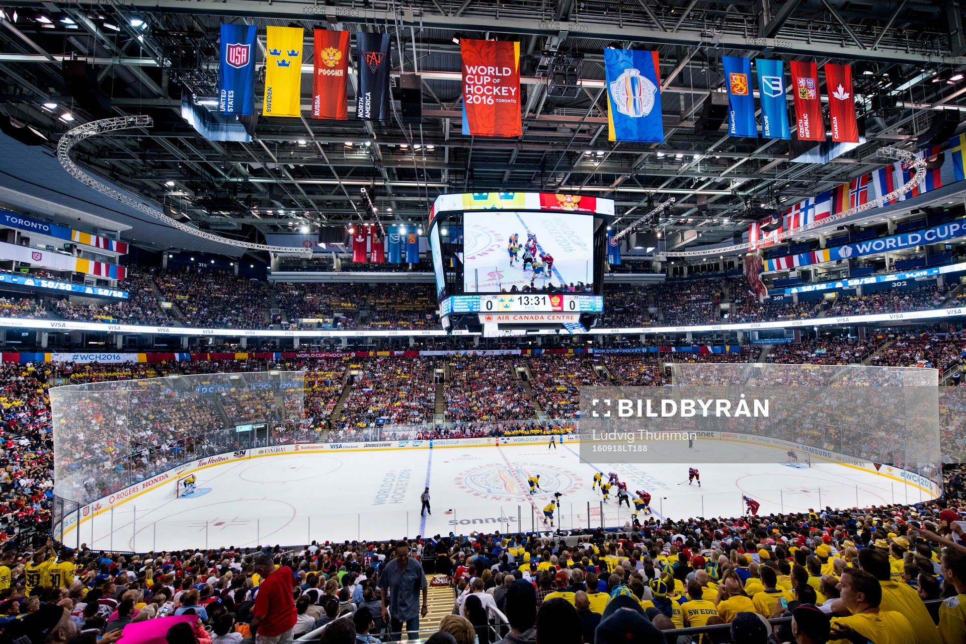 Interiörbild över Air Canada Center