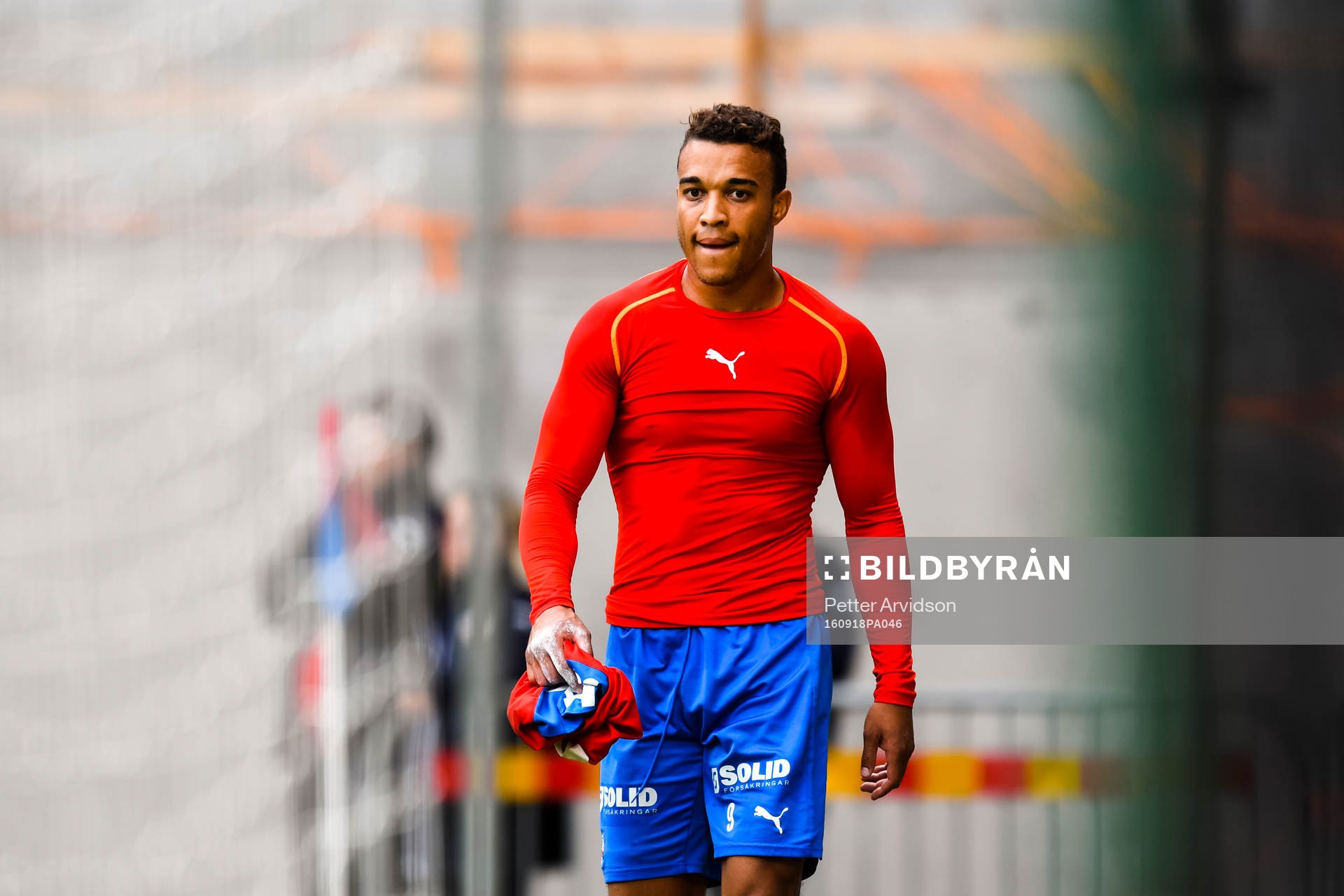 Helsingborgs Tyrell Rusike deppar