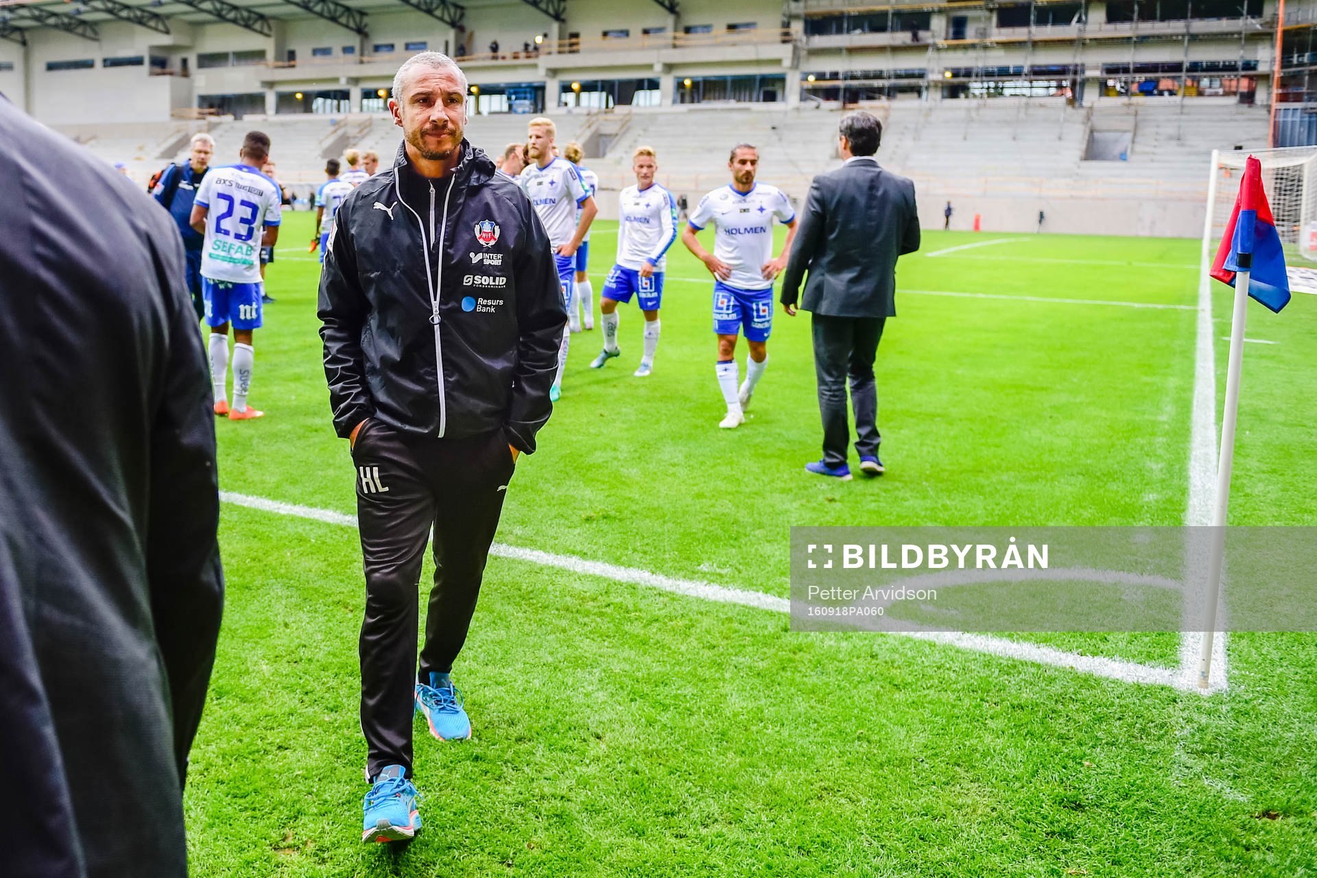 Helsingborgs manager Henrik Larsson deppar