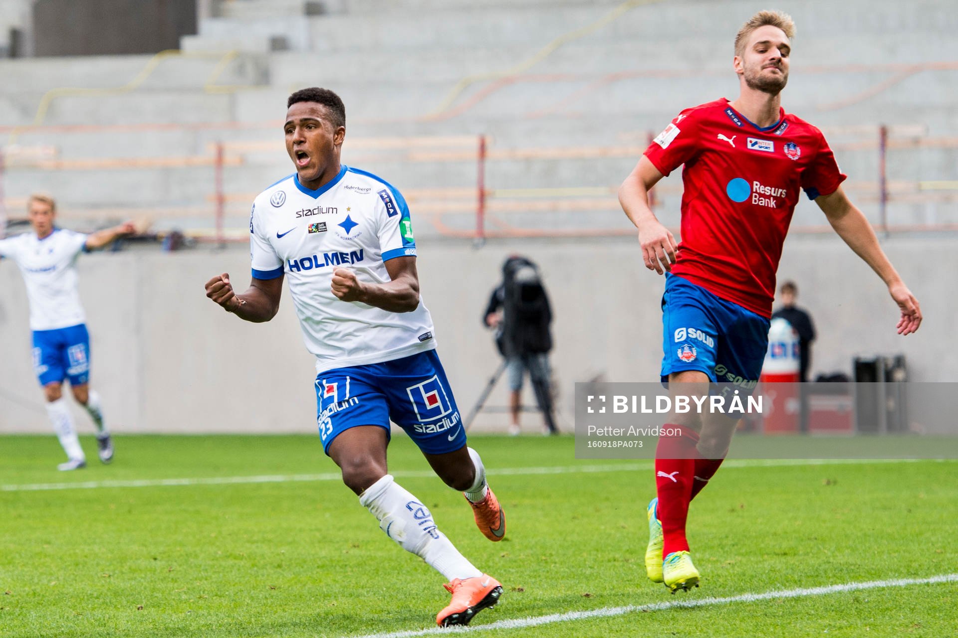 Norrköpings Niclas Eliasson jublar