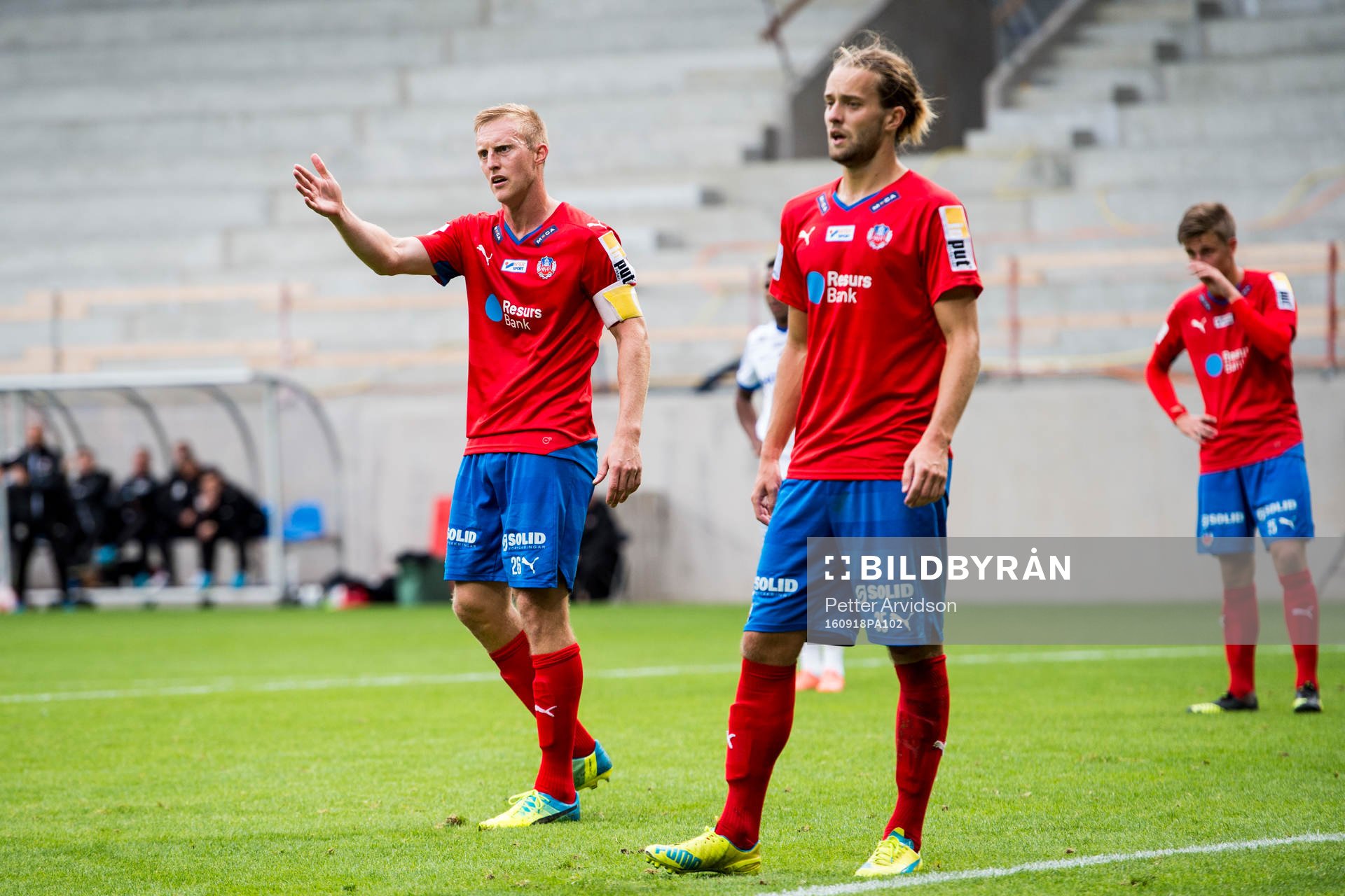Helsingborgs Peter Larsson och Jonatan Olsson deppar