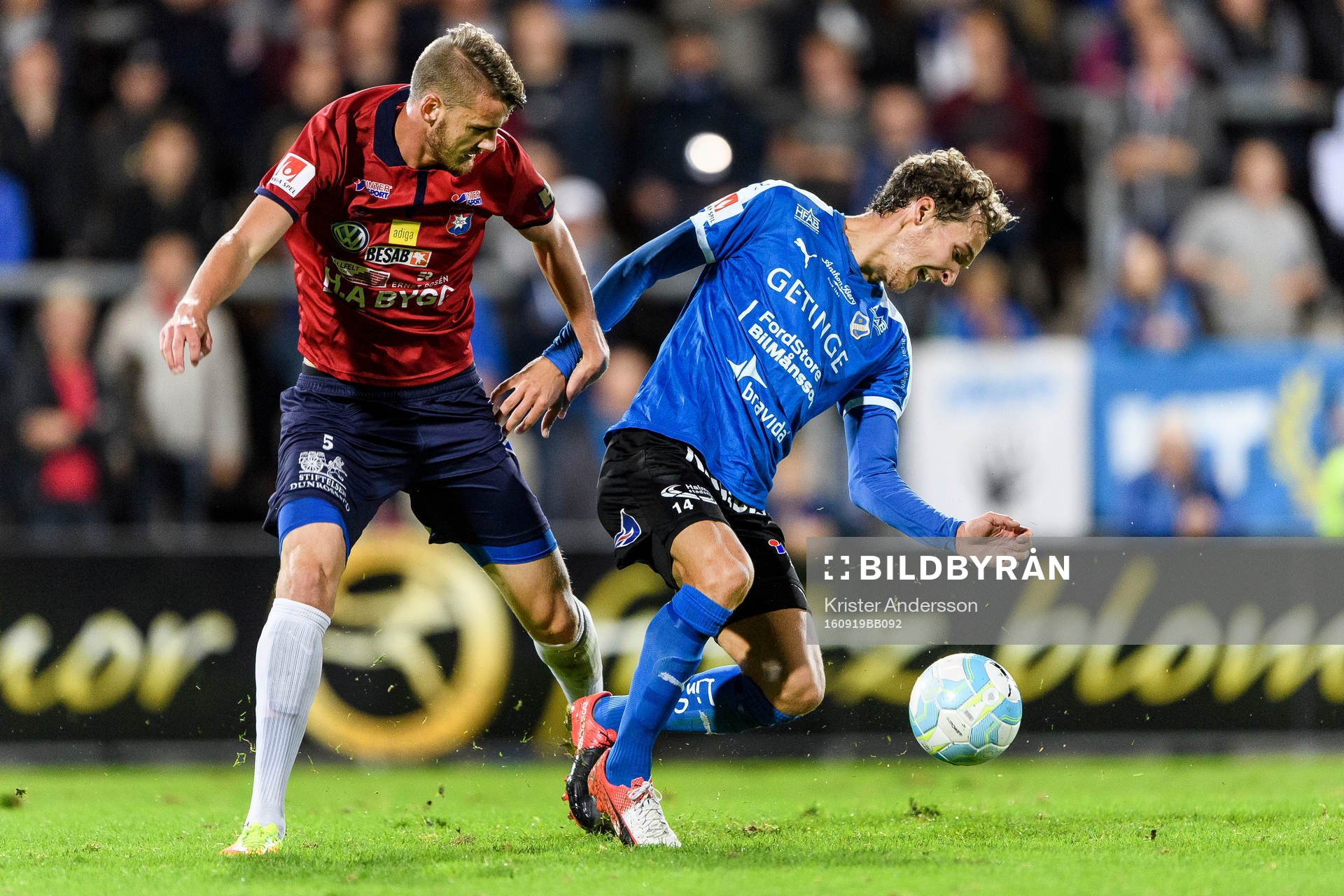 Örgrytes Johan Hammar och Halmstads Alexander Henningsson