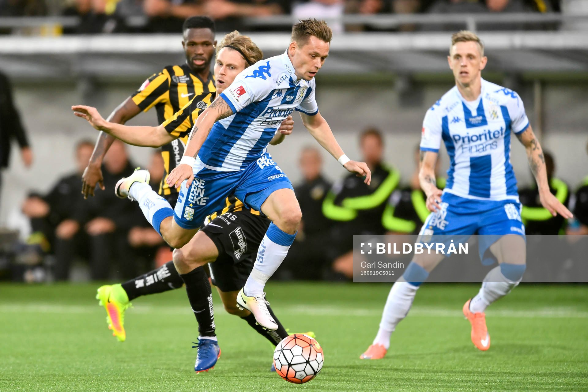 Häckens Rasmus Schuller och IFK Göteborgs Jakob Ankersen