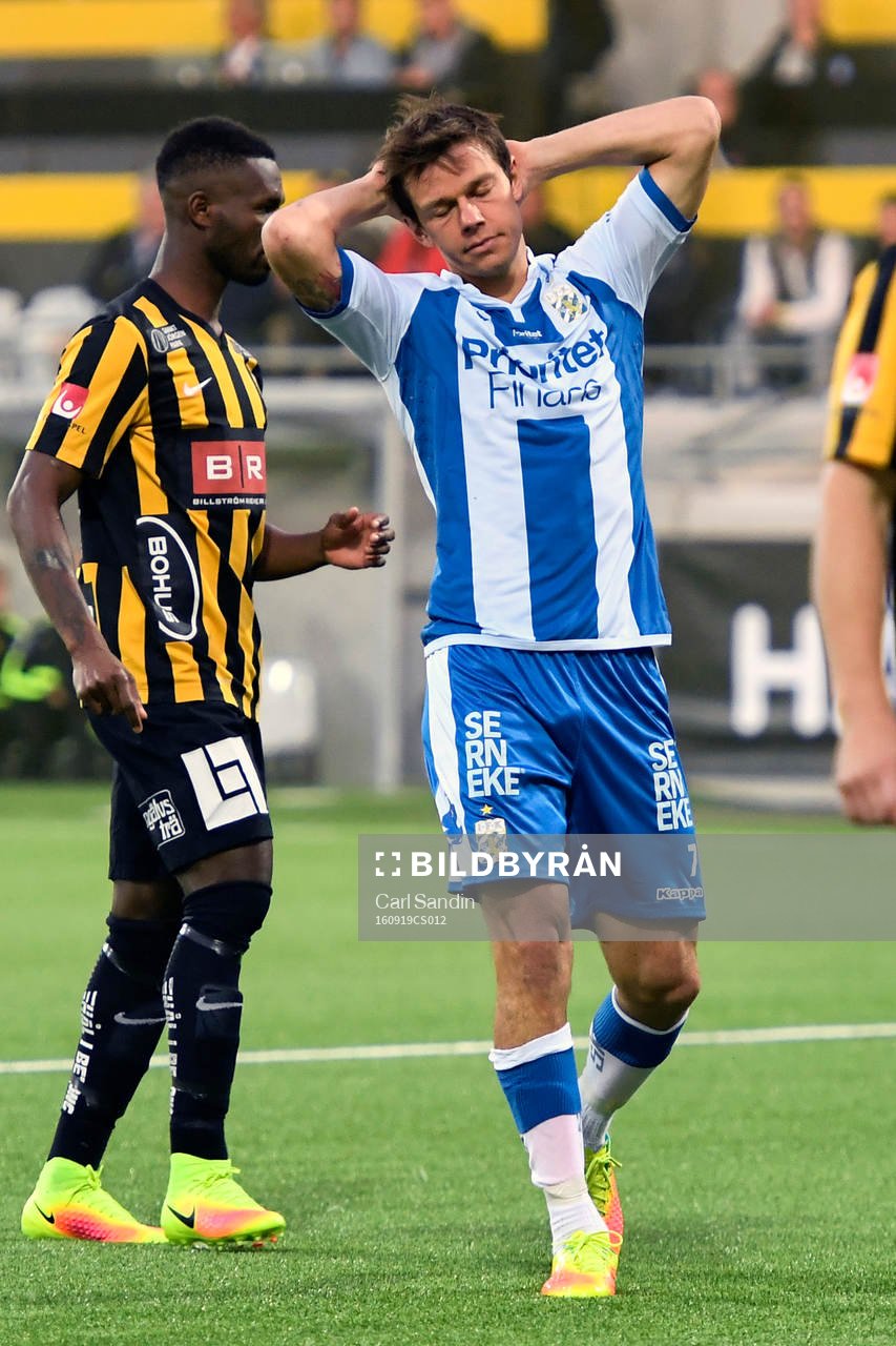 IFK Göteborgs Mads Albaek deppar
