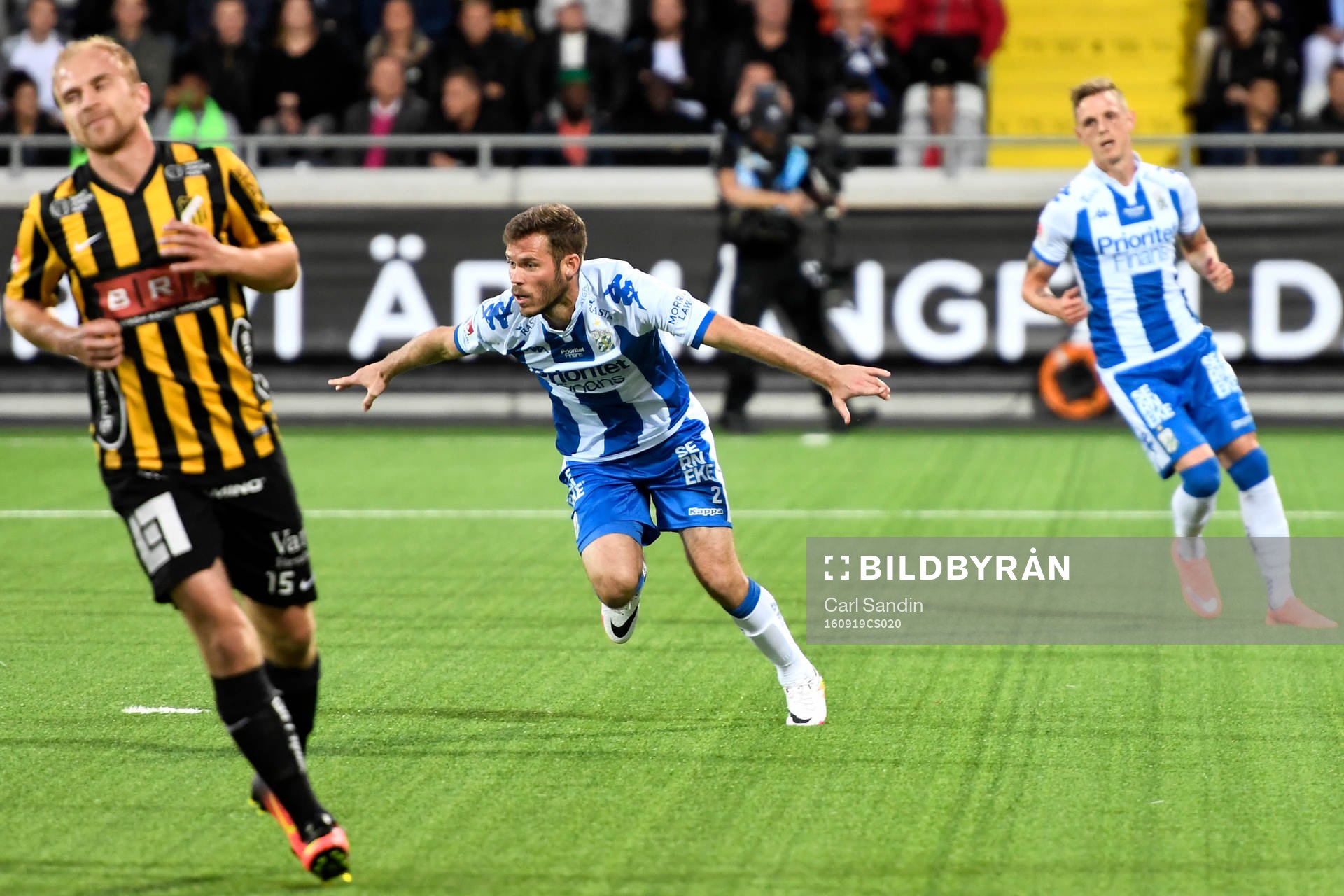 IFK Göteborgs Emil Salomonsson jublar