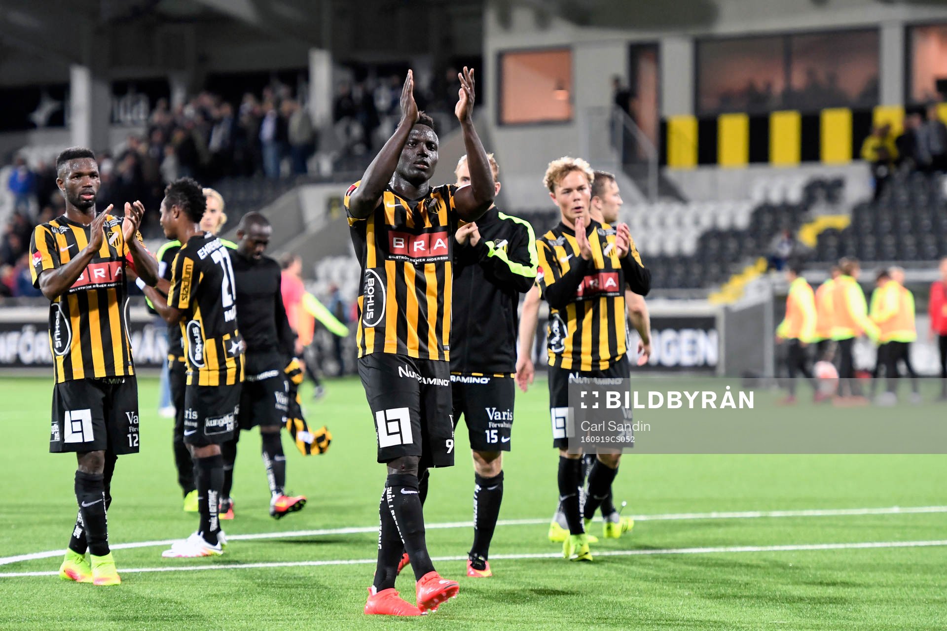 Häckens Alhassan Kamara tackar publiken