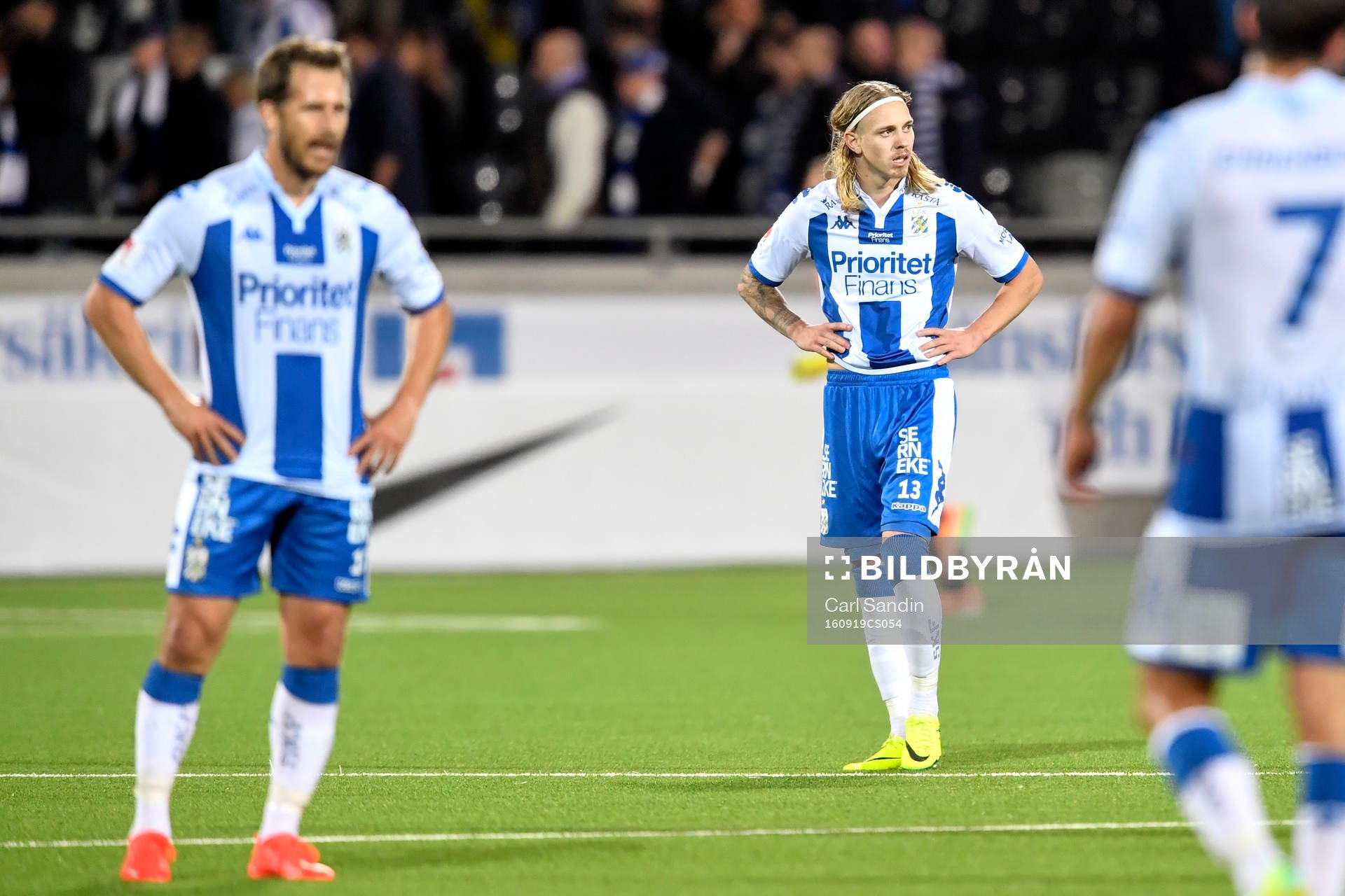 IFK Göteborgs Tobias Hysén och Elias Mar Omarsson deppar